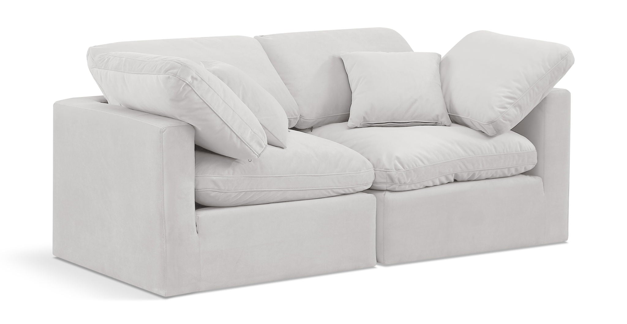 Indulge - Velvet 2 Seat Modular Sofa - Urban Living Furniture (Los Angeles, CA)
