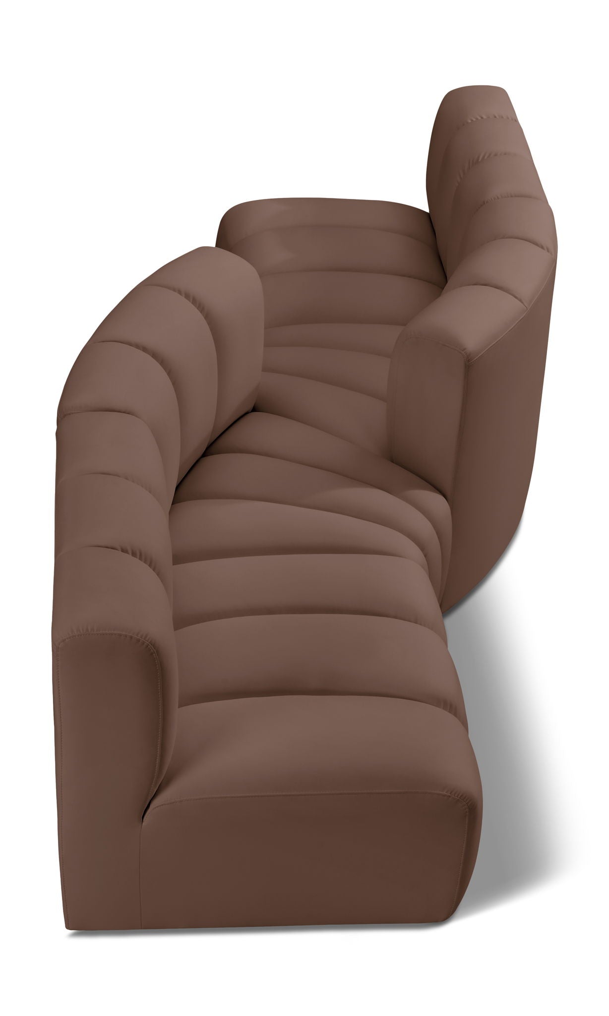 Arc - Faux Leather 4 Piece Sofa - Urban Living Furniture (Los Angeles, CA)