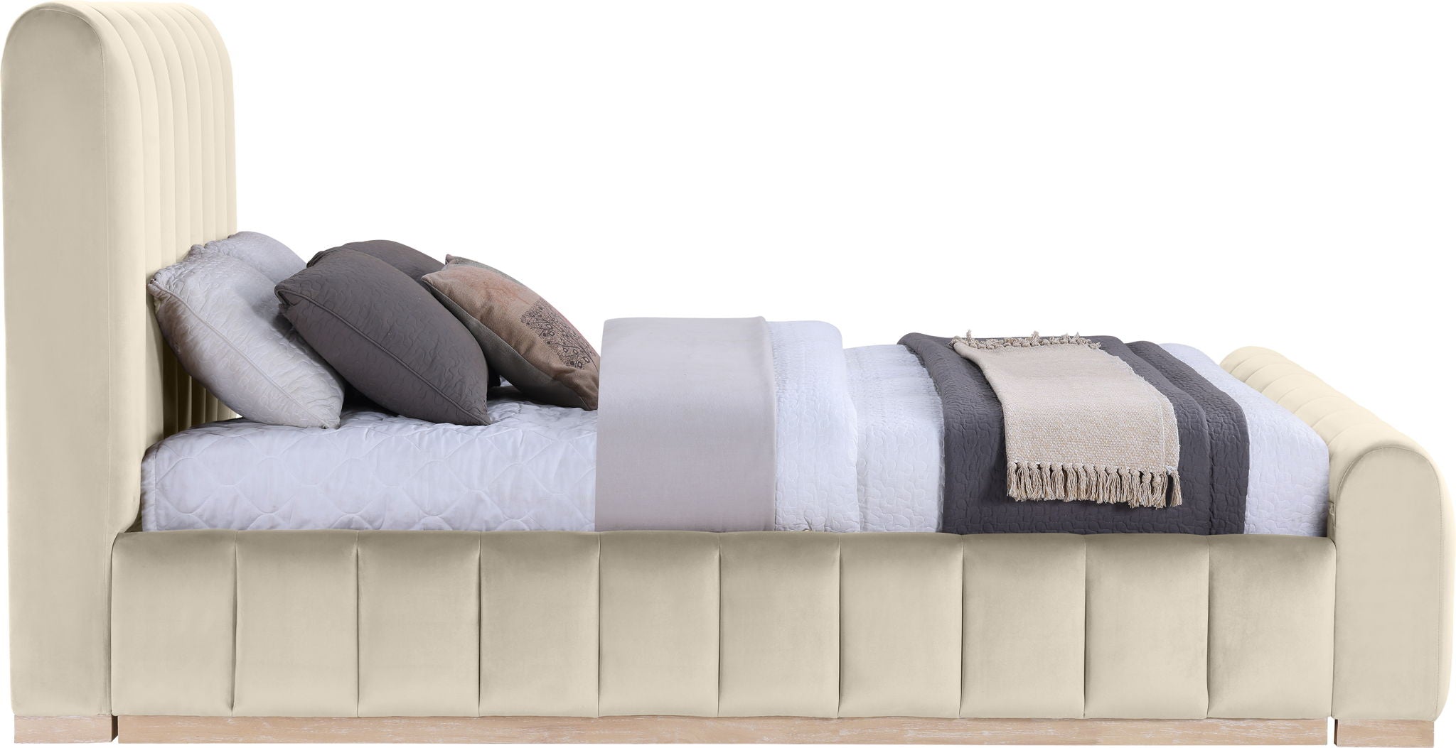 Amara - Velvet Bed - Urban Living Furniture (Los Angeles, CA)