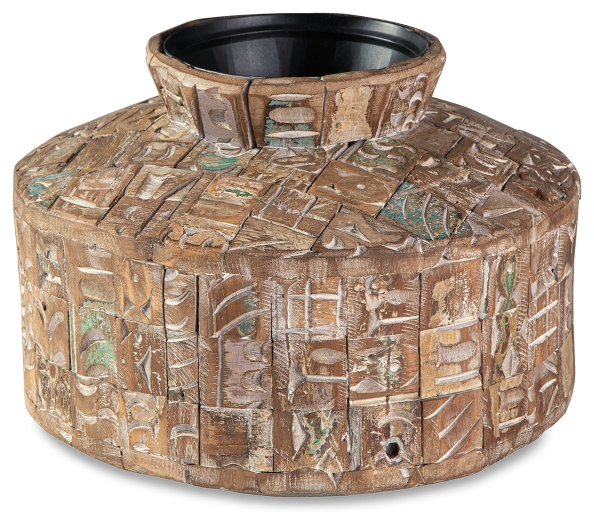Meltland - Natural / Black - Vase - Square - Urban Living Furniture (Los Angeles, CA)