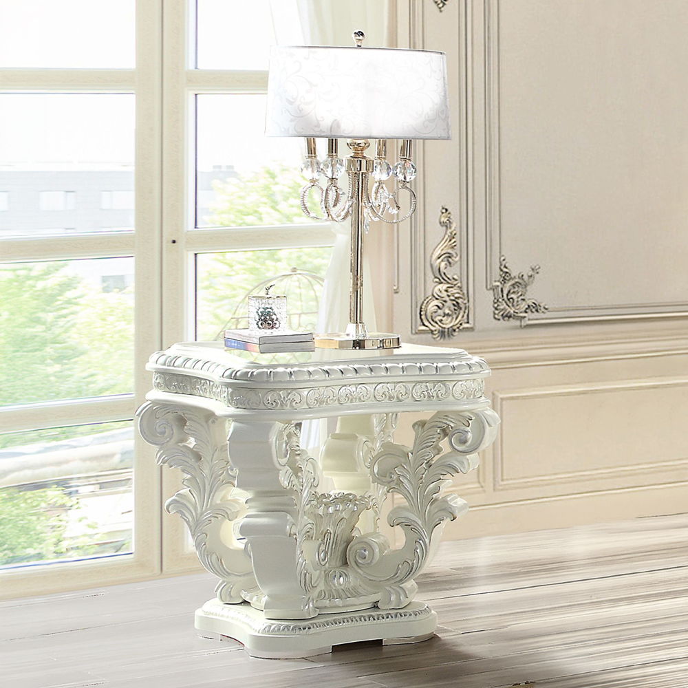 Vanaheim - End Table - Antique White - Urban Living Furniture (Los Angeles, CA)