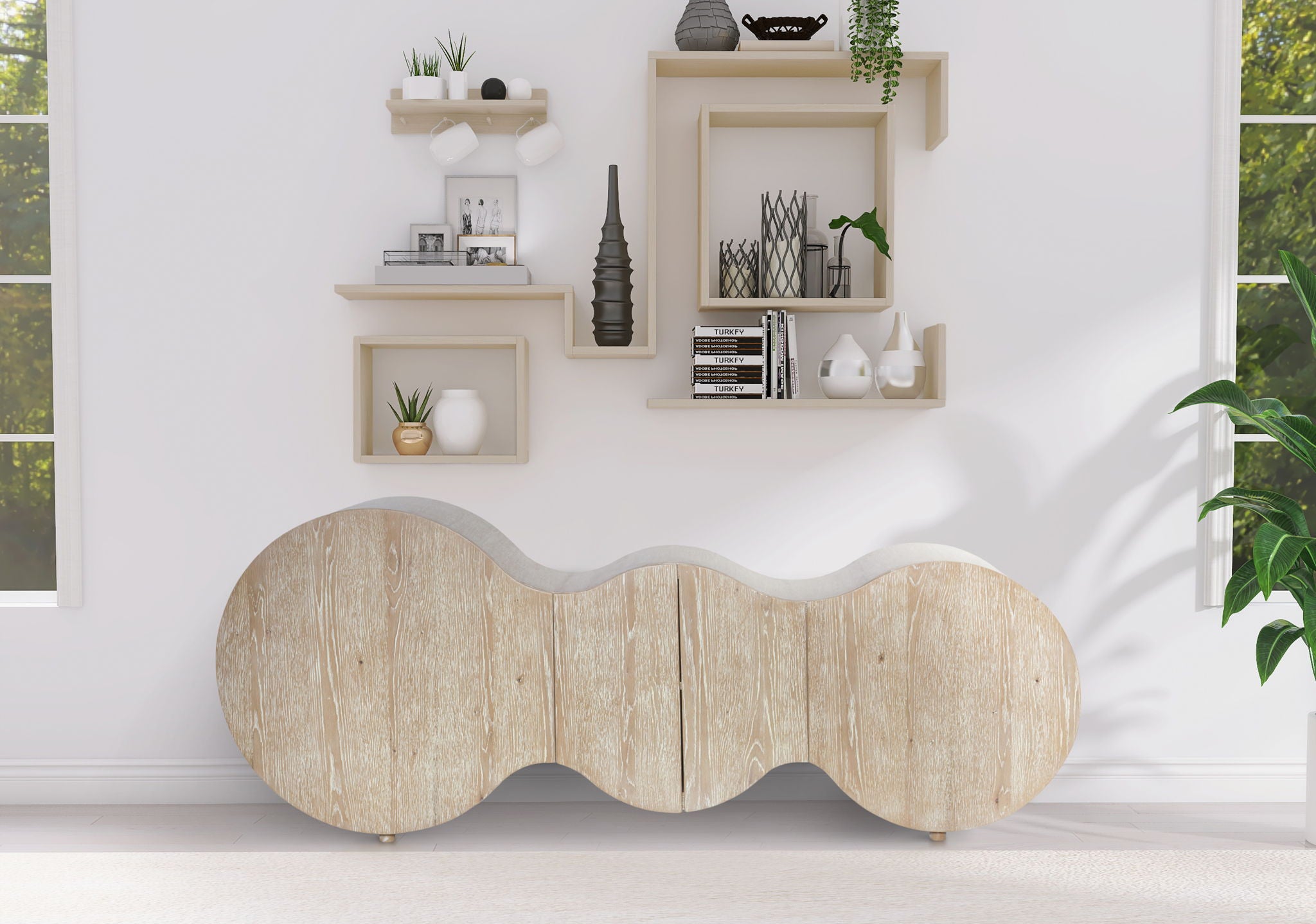 Sono - Sideboard / Buffet - Oak - Urban Living Furniture (Los Angeles, CA)
