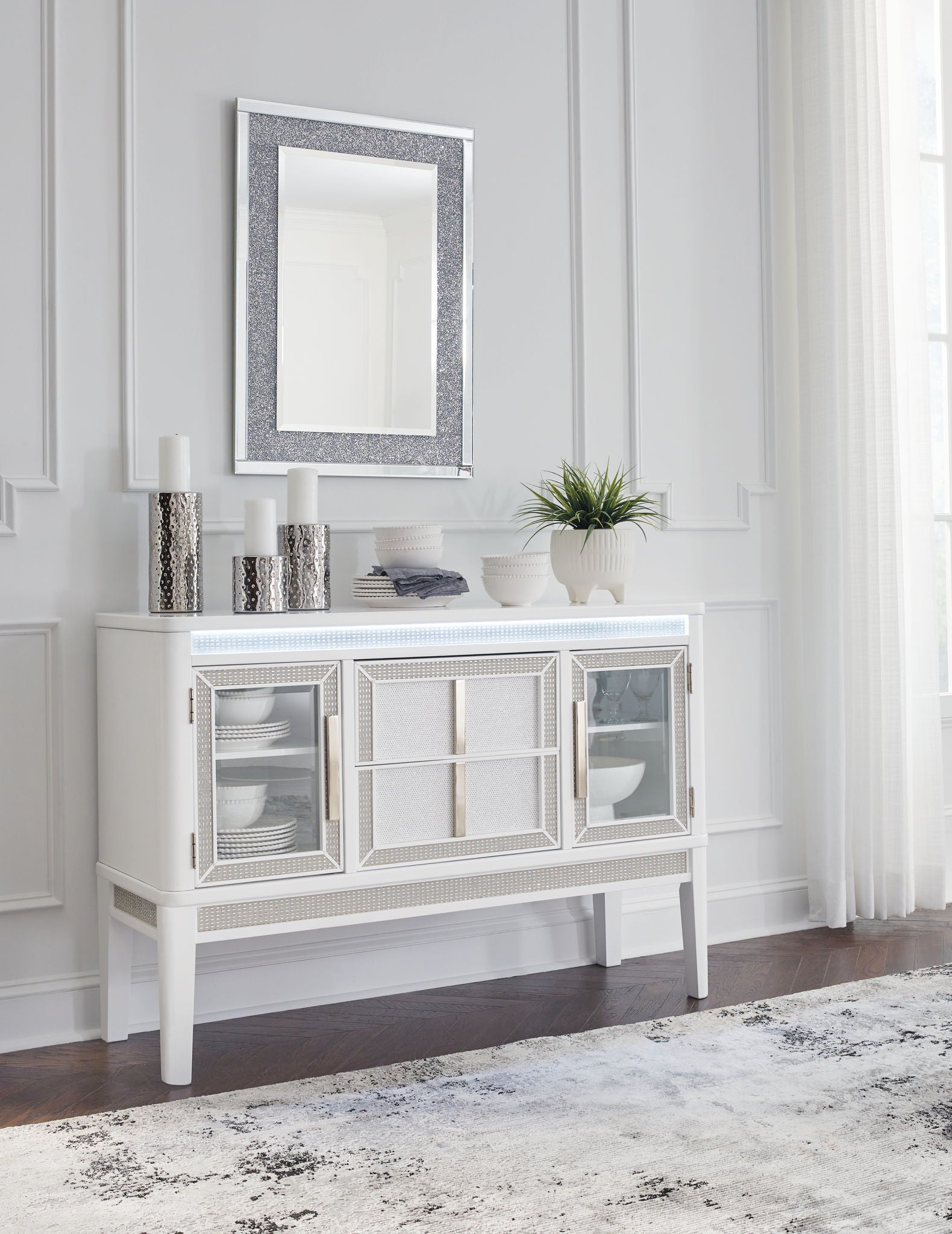 Chalanna - White - Dining Room Server - Urban Living Furniture (Los Angeles, CA)