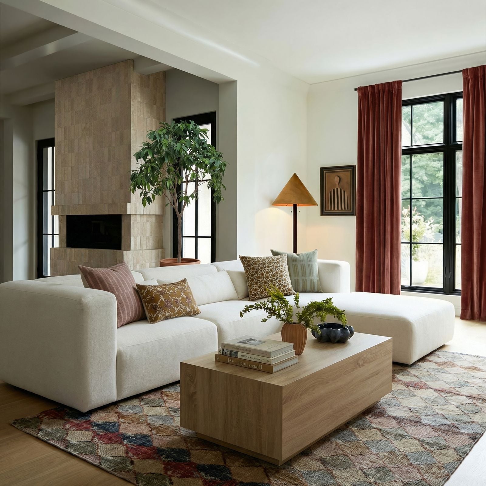 Tarra - Chenille Modular Corner Chair - Urban Living Furniture (Los Angeles, CA)
