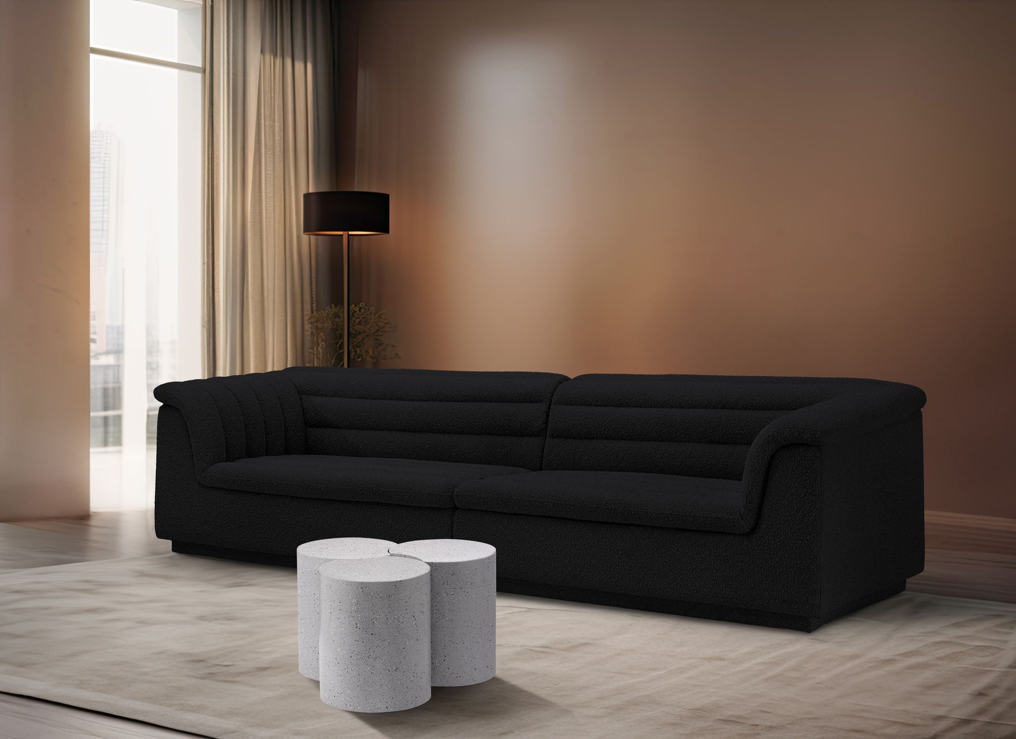 Dimple - 3 Piece Modular Coffee Table - Terazzo Finish - Urban Living Furniture (Los Angeles, CA)
