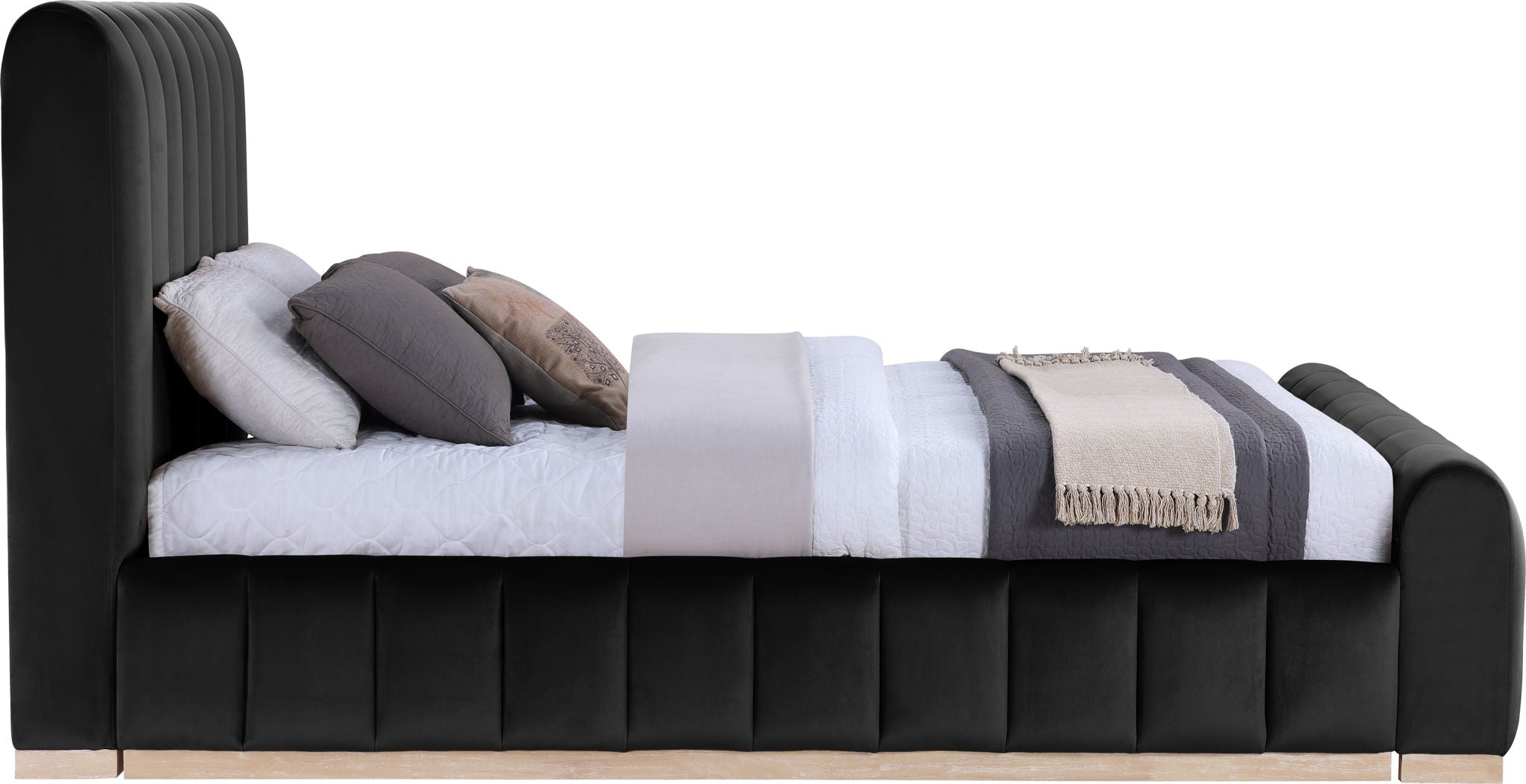 Amara - Velvet Bed - Urban Living Furniture (Los Angeles, CA)