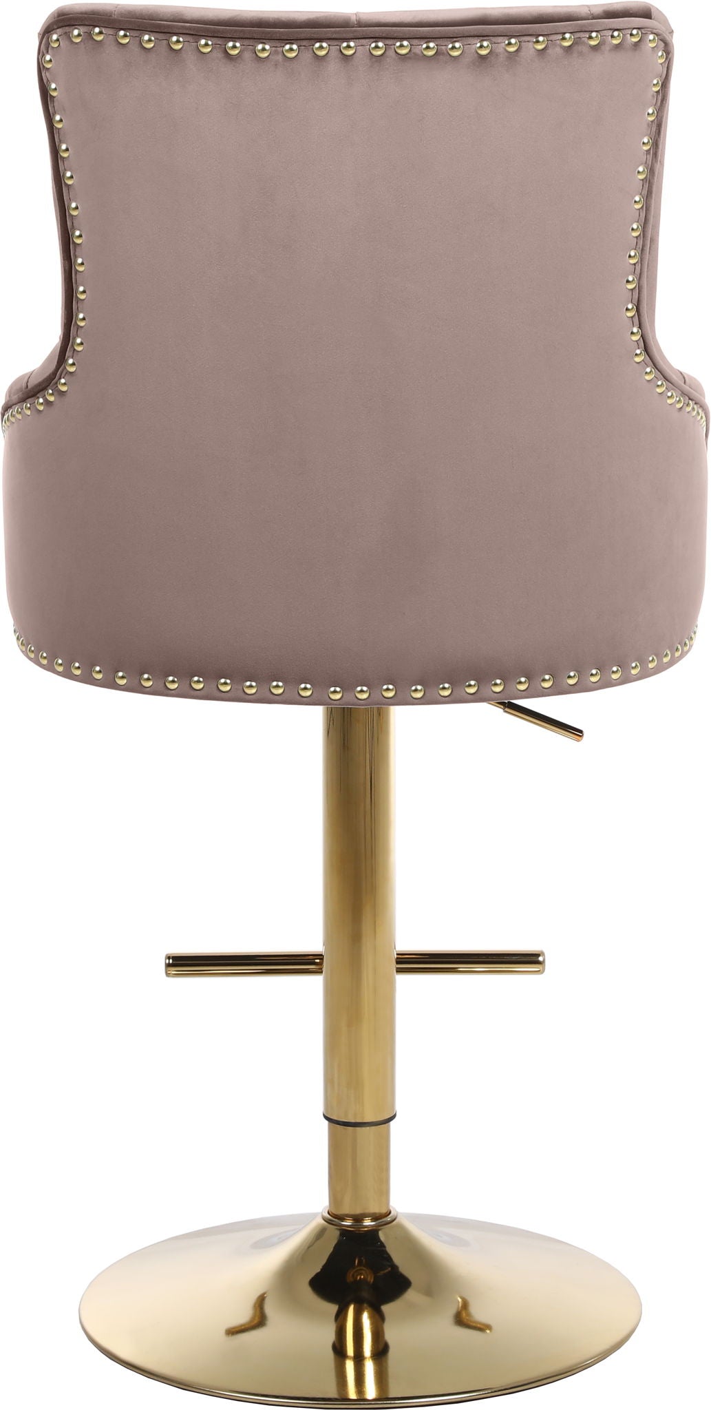 Claude - Adjustable Stool Gold Swivel with Gold Base - Urban Living Furniture (Los Angeles, CA)
