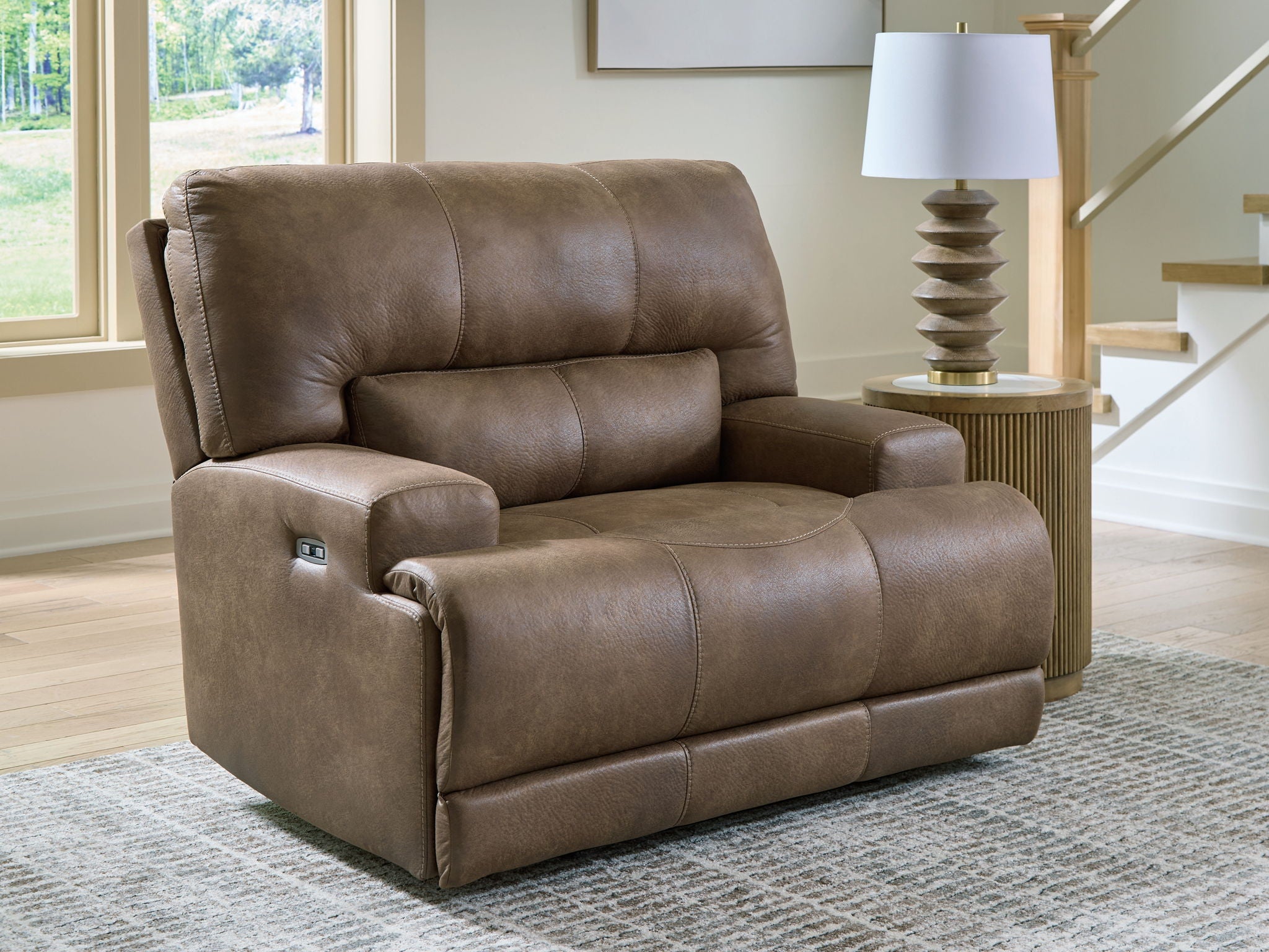 Beckley Place - Earth - Power Recliner With Adjustable Headrest - Urban Living Furniture (Los Angeles, CA)