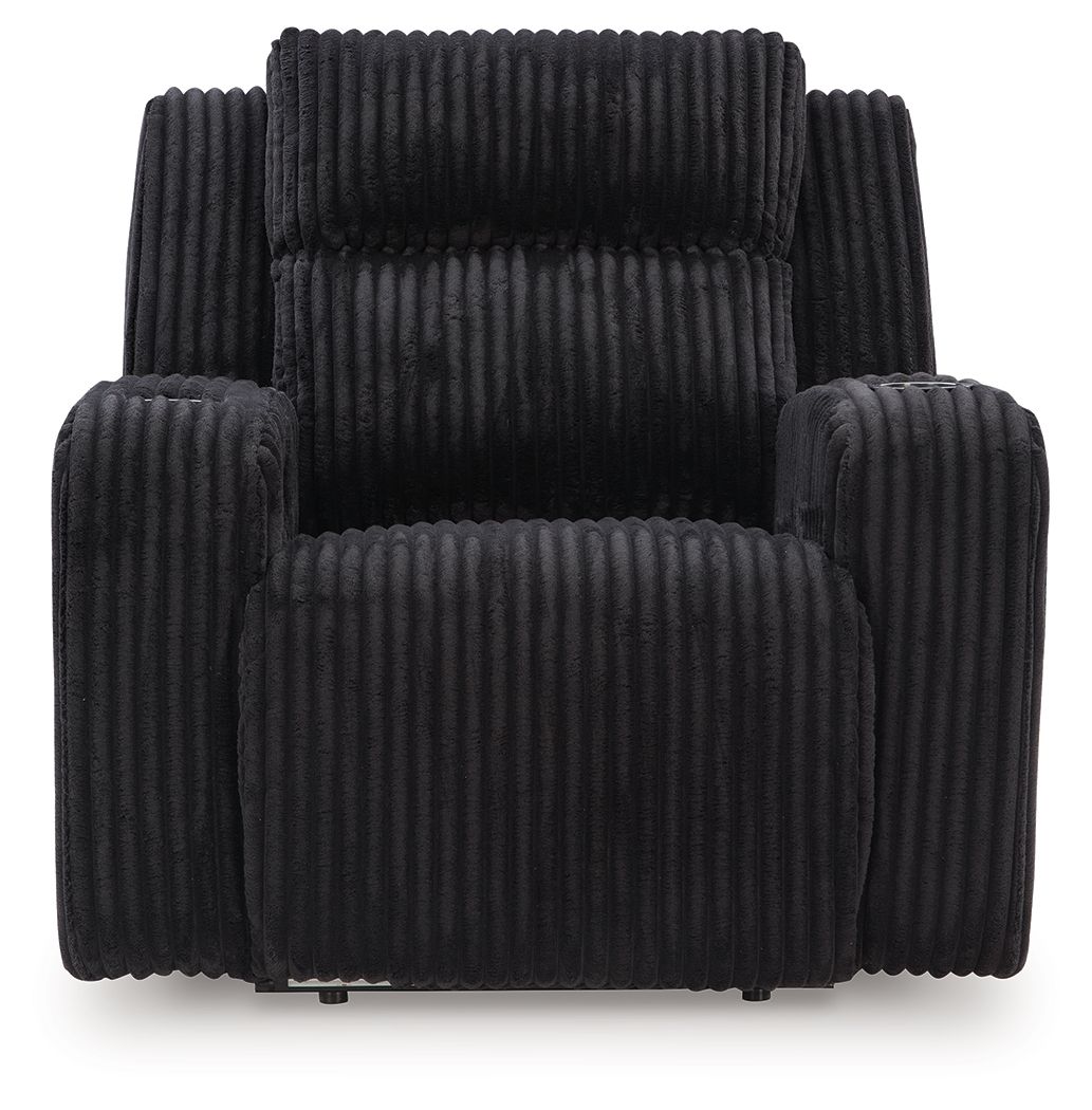 Forest Lake - Power Recliner With Adj Headrest - Black - Urban Living Furniture (Los Angeles, CA)