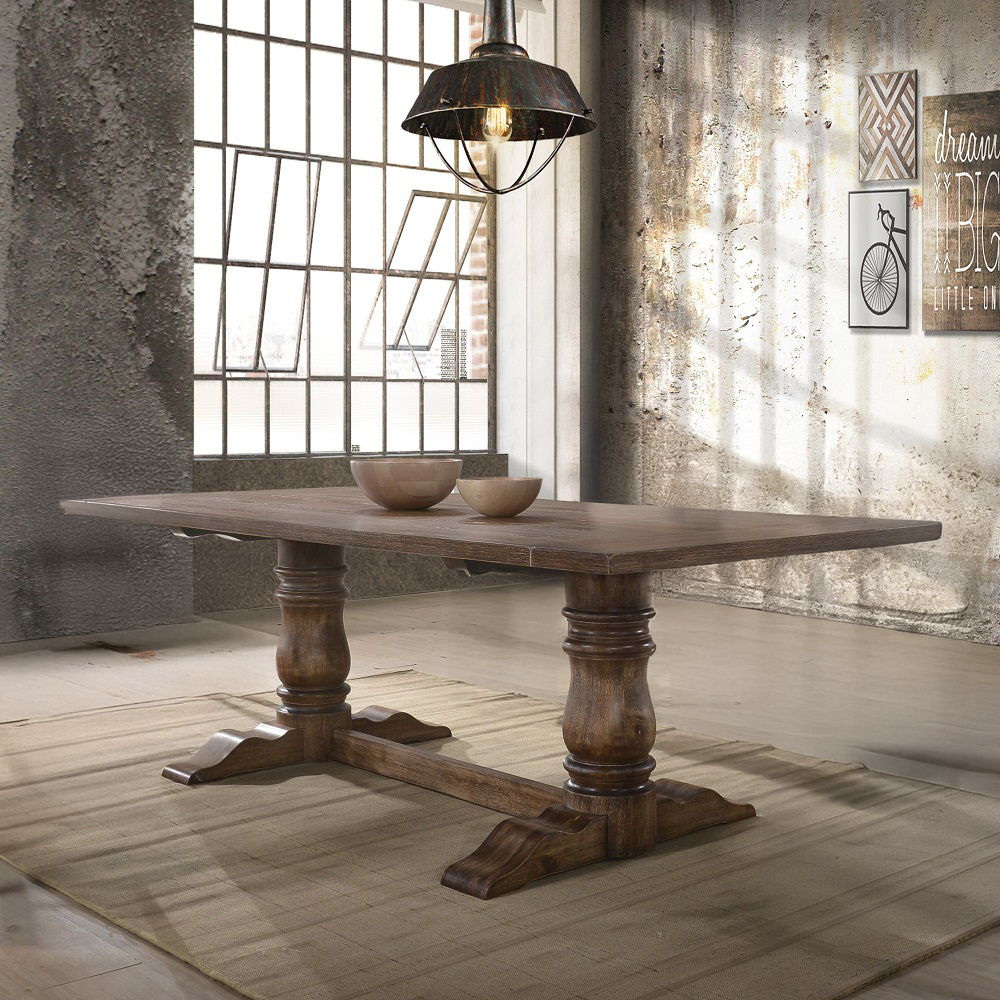 Leventis - Dining Table - Weathered Oak - Urban Living Furniture (Los Angeles, CA)