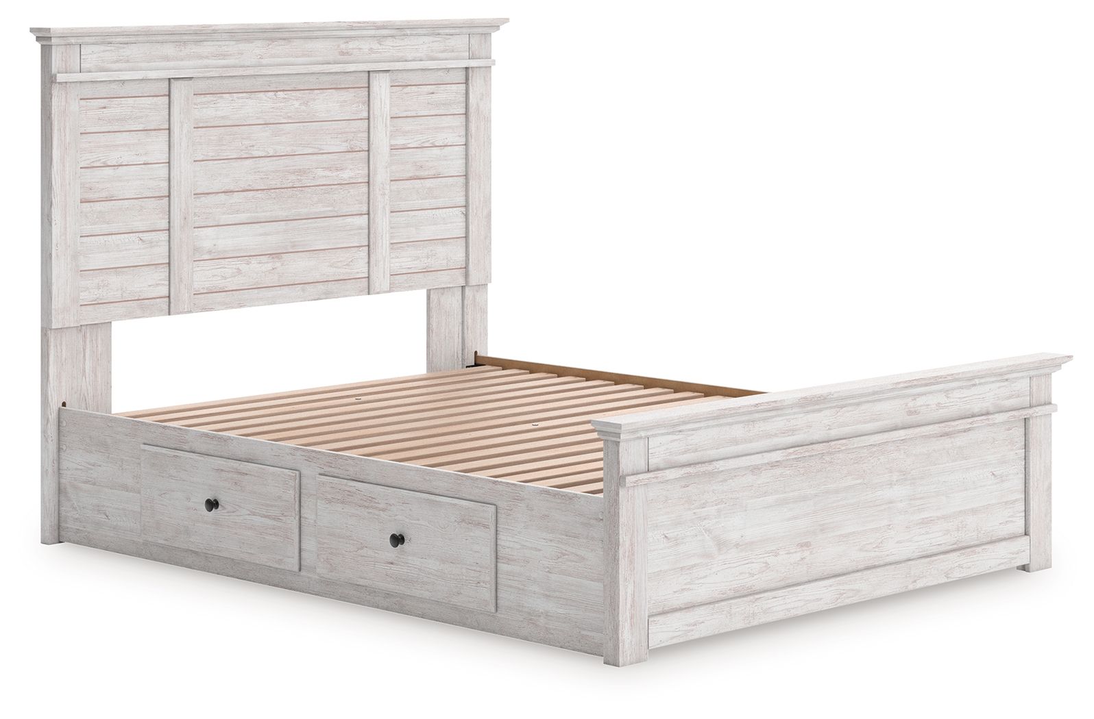 Makidern - Panel Storage Bed With 2 Under Bed Storage Units - Urban Living Furniture (Los Angeles, CA)