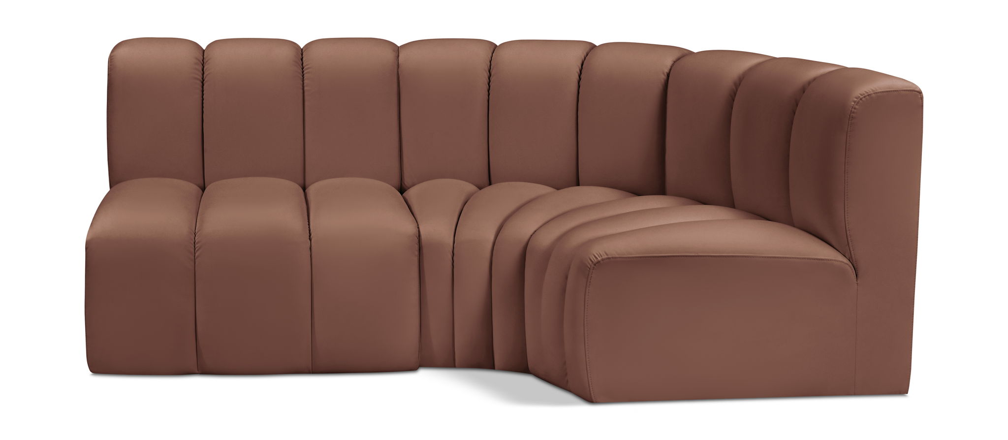 Arc - Faux Leather 3 Piece Sofa - Urban Living Furniture (Los Angeles, CA)