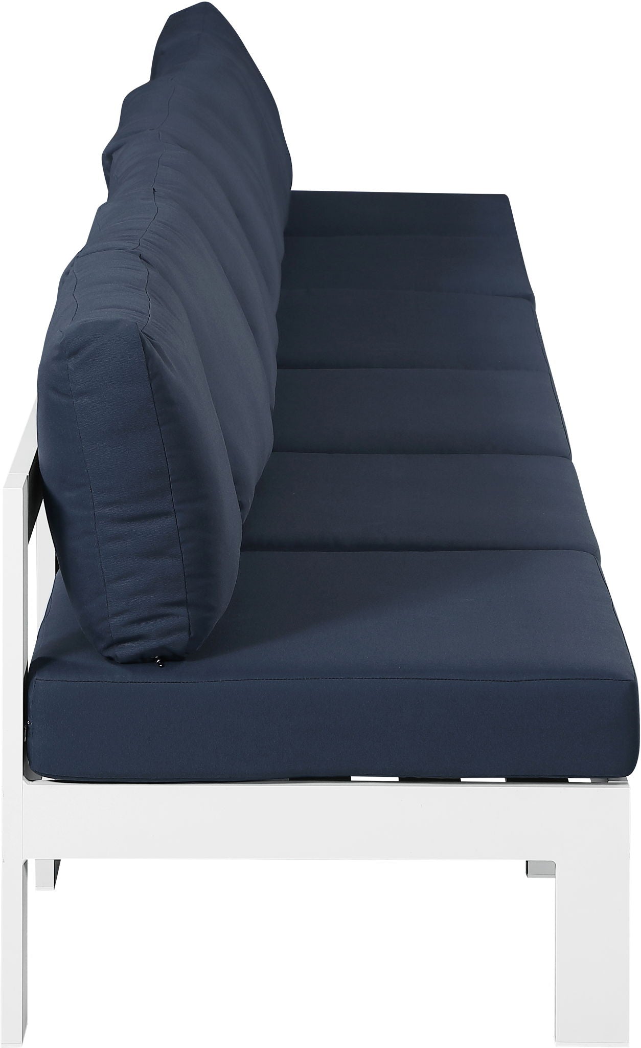 Nizuc - Outdoor Patio 6 Seat Armless Modular Sofa With White Frame - Urban Living Furniture (Los Angeles, CA)