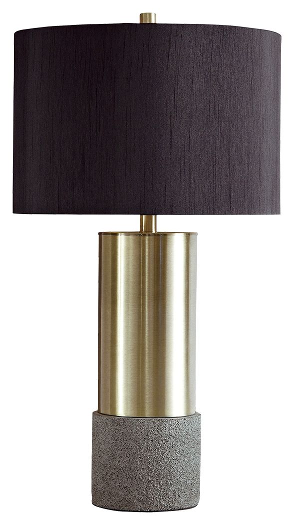 Jacek - Metal Table Lamp (Set of 2) - Gray / Brass Finish - Urban Living Furniture (Los Angeles, CA)