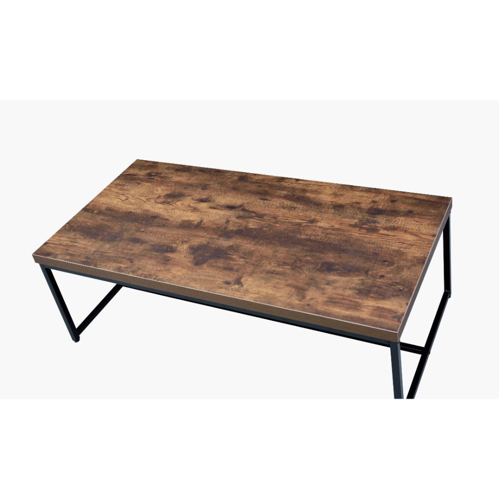 Bob - Coffee Table - Weathered Oak & Black - Urban Living Furniture (Los Angeles, CA)