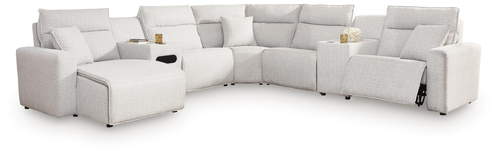 Modmax II - Reclining Sectional - Stone - Urban Living Furniture (Los Angeles, CA)