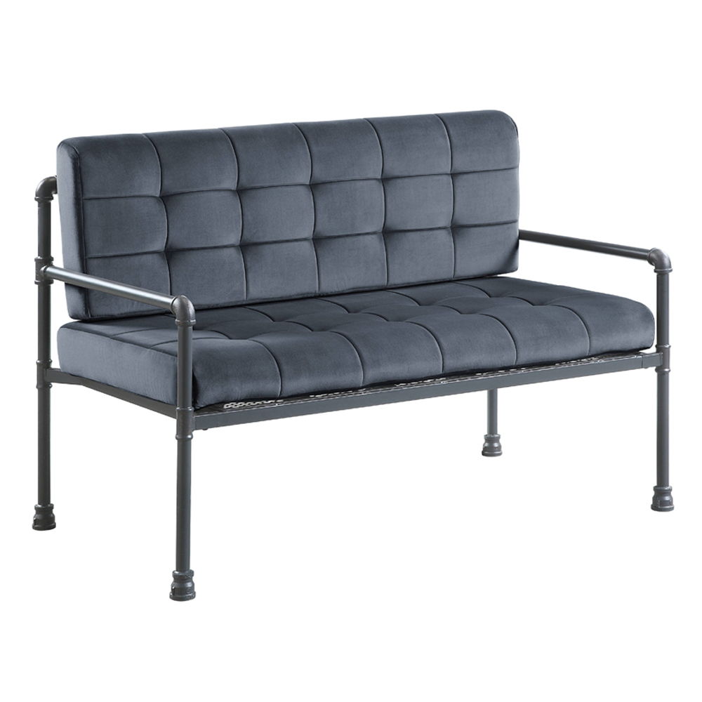 Brantley - Loveseat - Gray Velvet & Sandy Gray - Urban Living Furniture (Los Angeles, CA)
