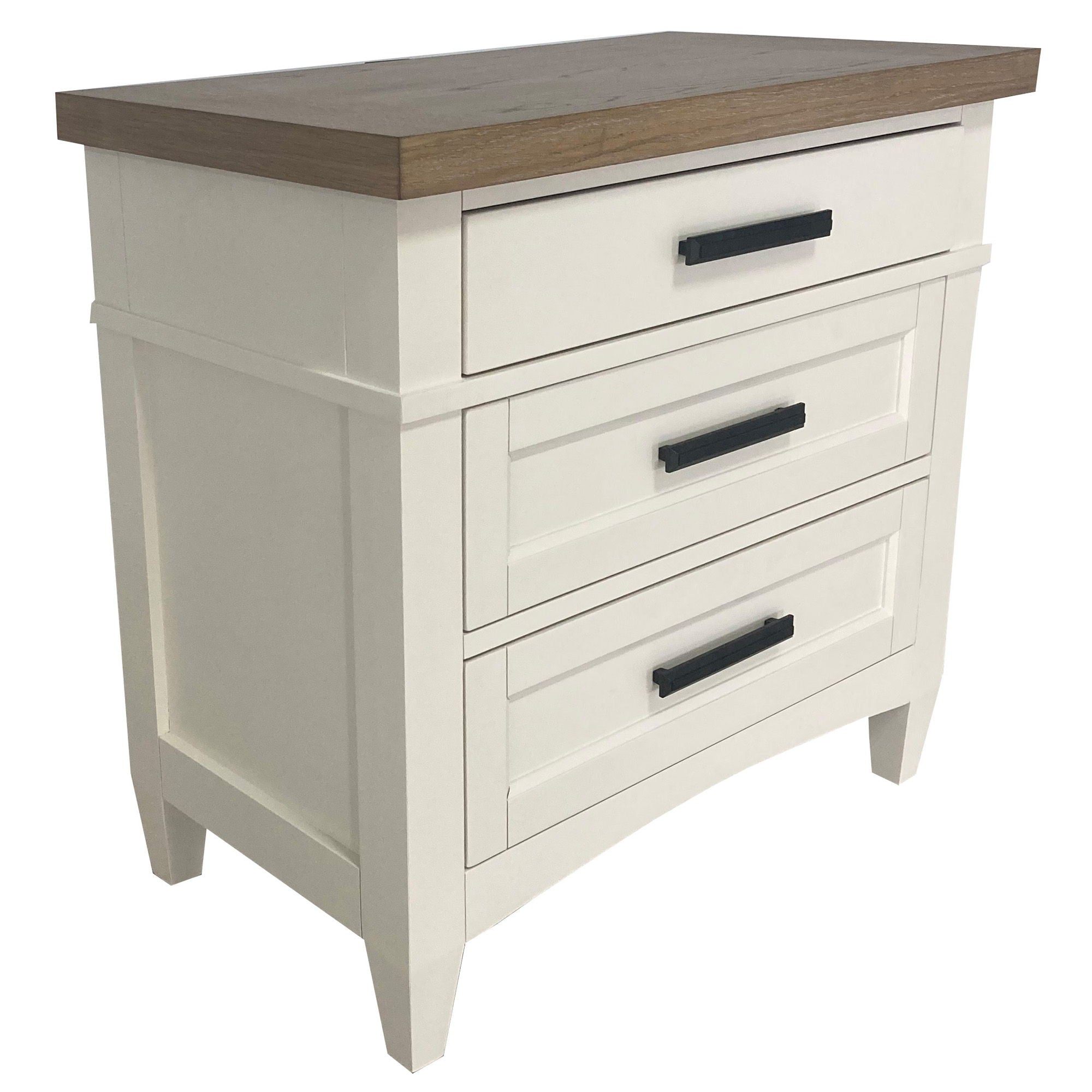 Americana Modern Bedroom - 2 Drawer Nightstand - Urban Living Furniture (Los Angeles, CA)