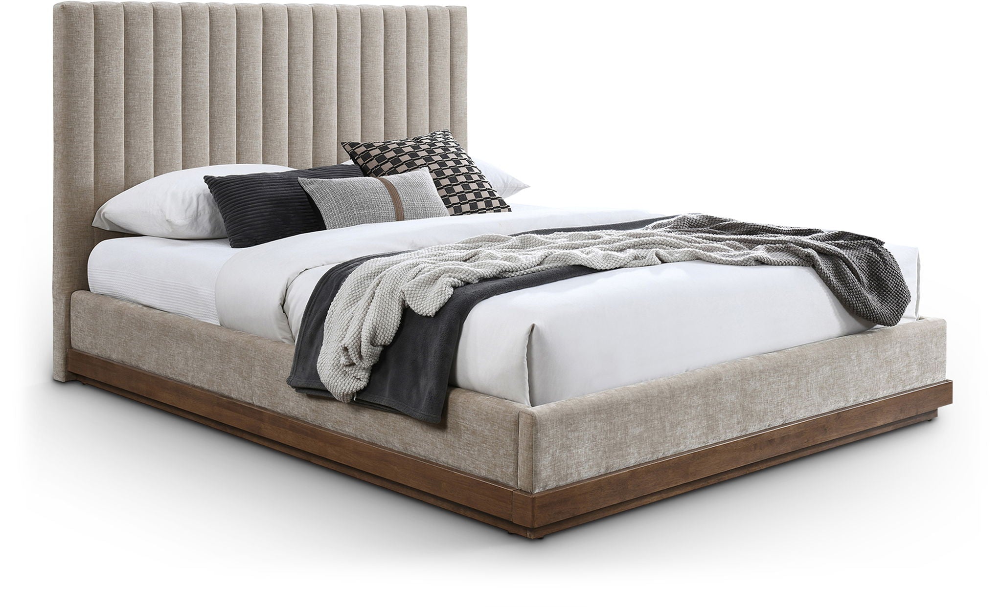 Emmet - Bed - Dark Brown Base - Urban Living Furniture (Los Angeles, CA)