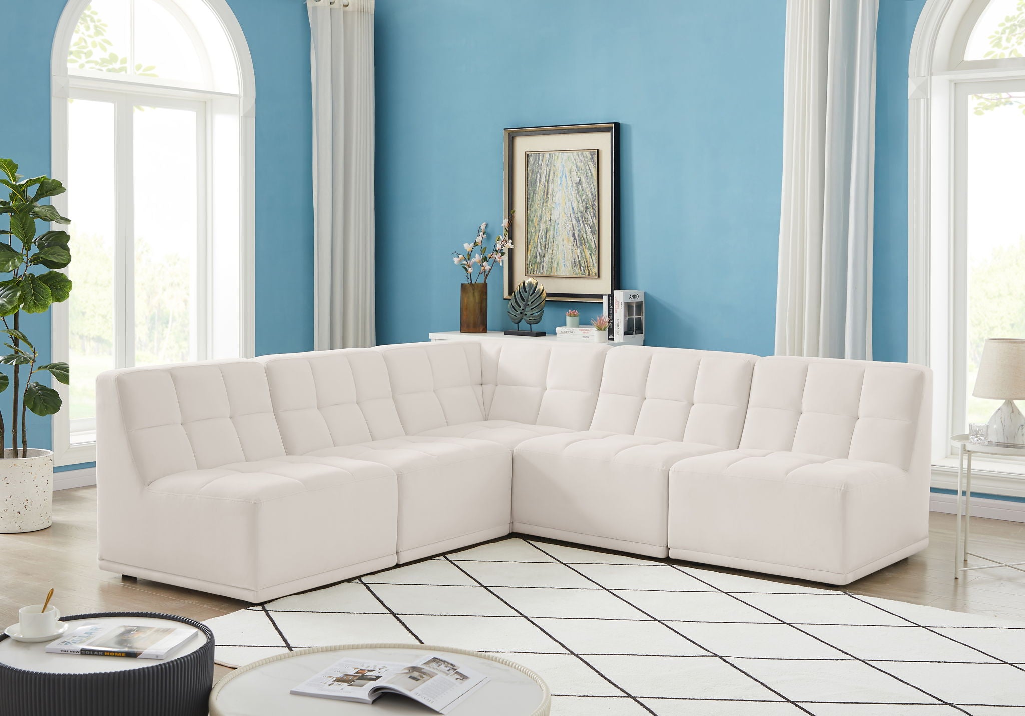 Relax - 5 Piece Modular Sectional - Urban Living Furniture (Los Angeles, CA)