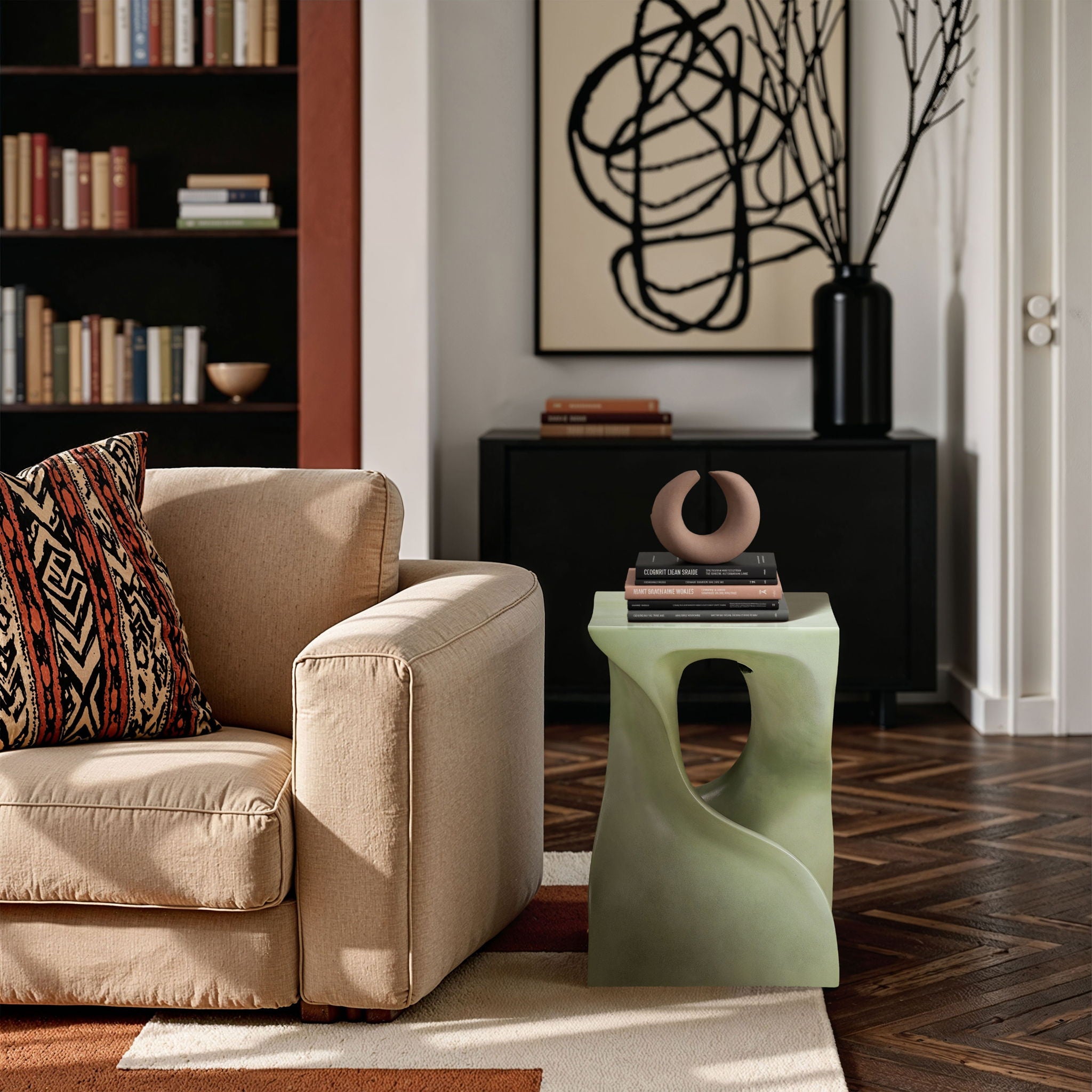 Jula - Concrete End Table - Urban Living Furniture (Los Angeles, CA)