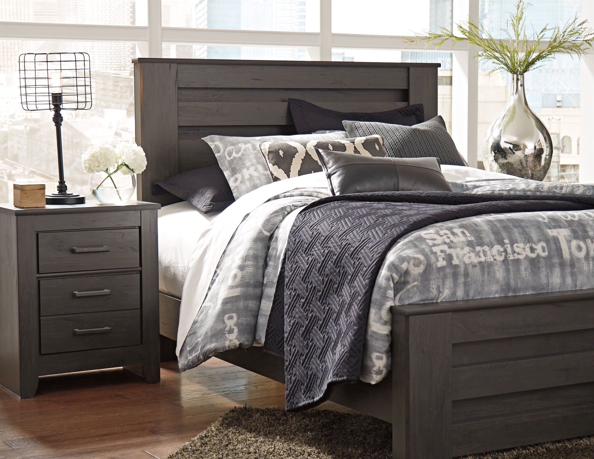 Brinxton - Panel Bed - Urban Living Furniture (Los Angeles, CA)