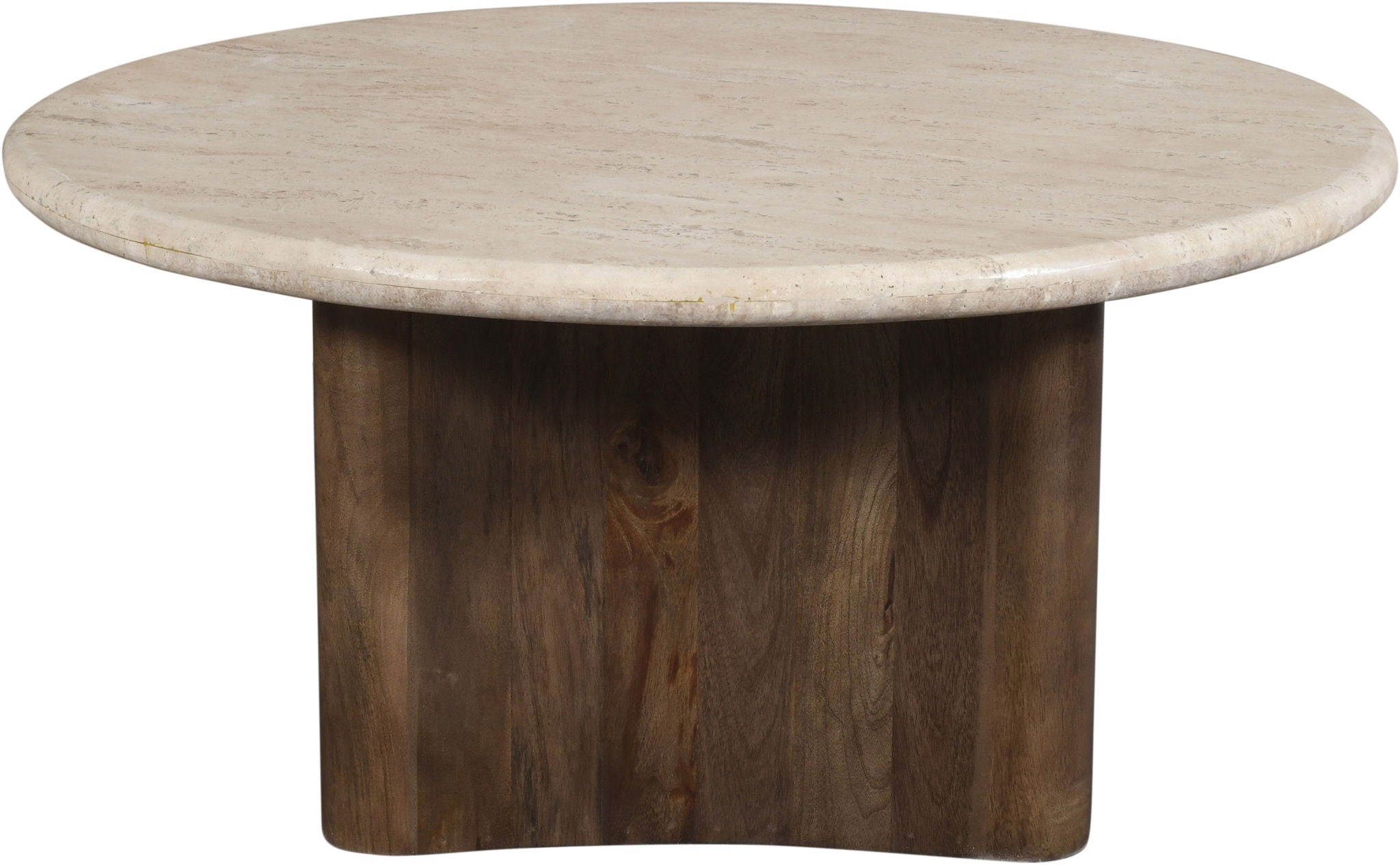 Pietra - Travertine And Mango Wood Table - Urban Living Furniture (Los Angeles, CA)