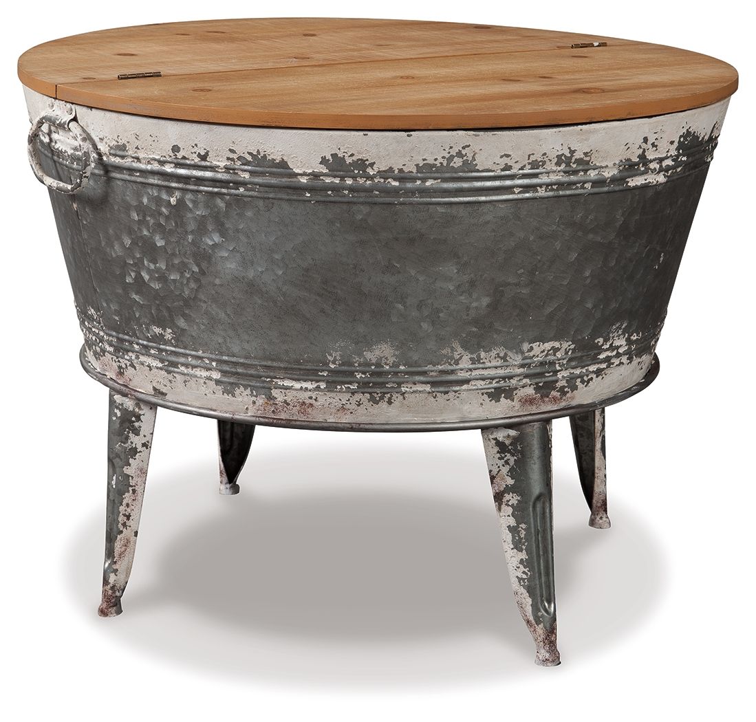 Shellmond - Metallic / Brown / Beige - Accent Cocktail Table - Urban Living Furniture (Los Angeles, CA)