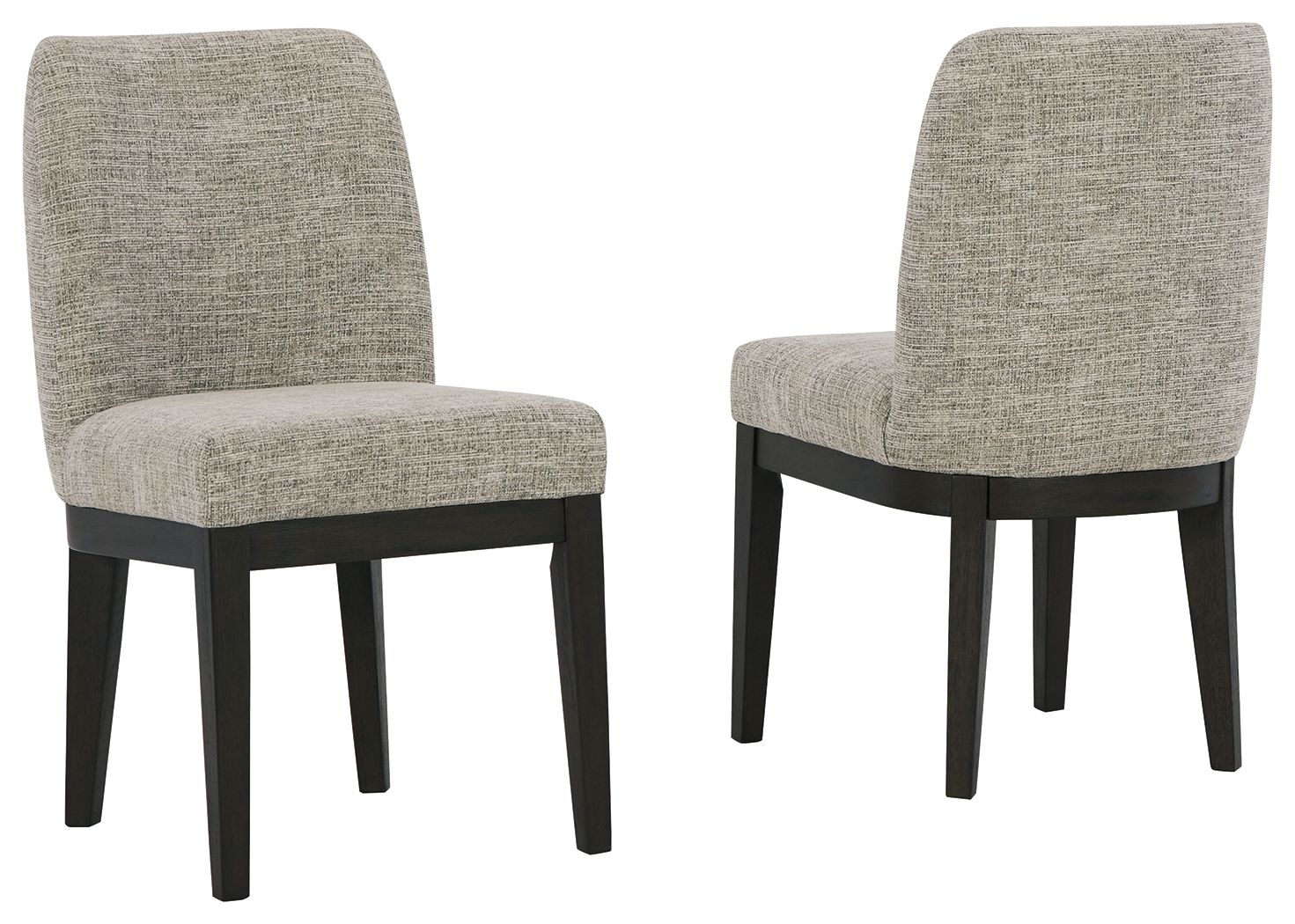 Burkhaus - Beige / Dark Brown - Dining UPH Side Chair (Set of 2) - Urban Living Furniture (Los Angeles, CA)