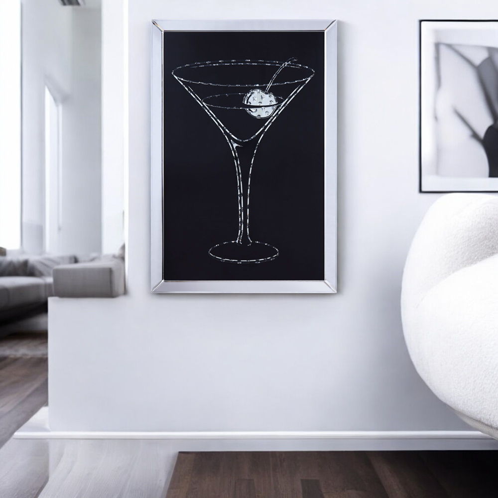 Talisha - 35" Wall Art - Mirrored - Urban Living Furniture (Los Angeles, CA)