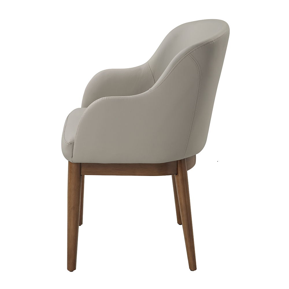 Harvey - Side Chair (Set of 2) - Synthetic Leather & Walnut - Urban Living Furniture (Los Angeles, CA)