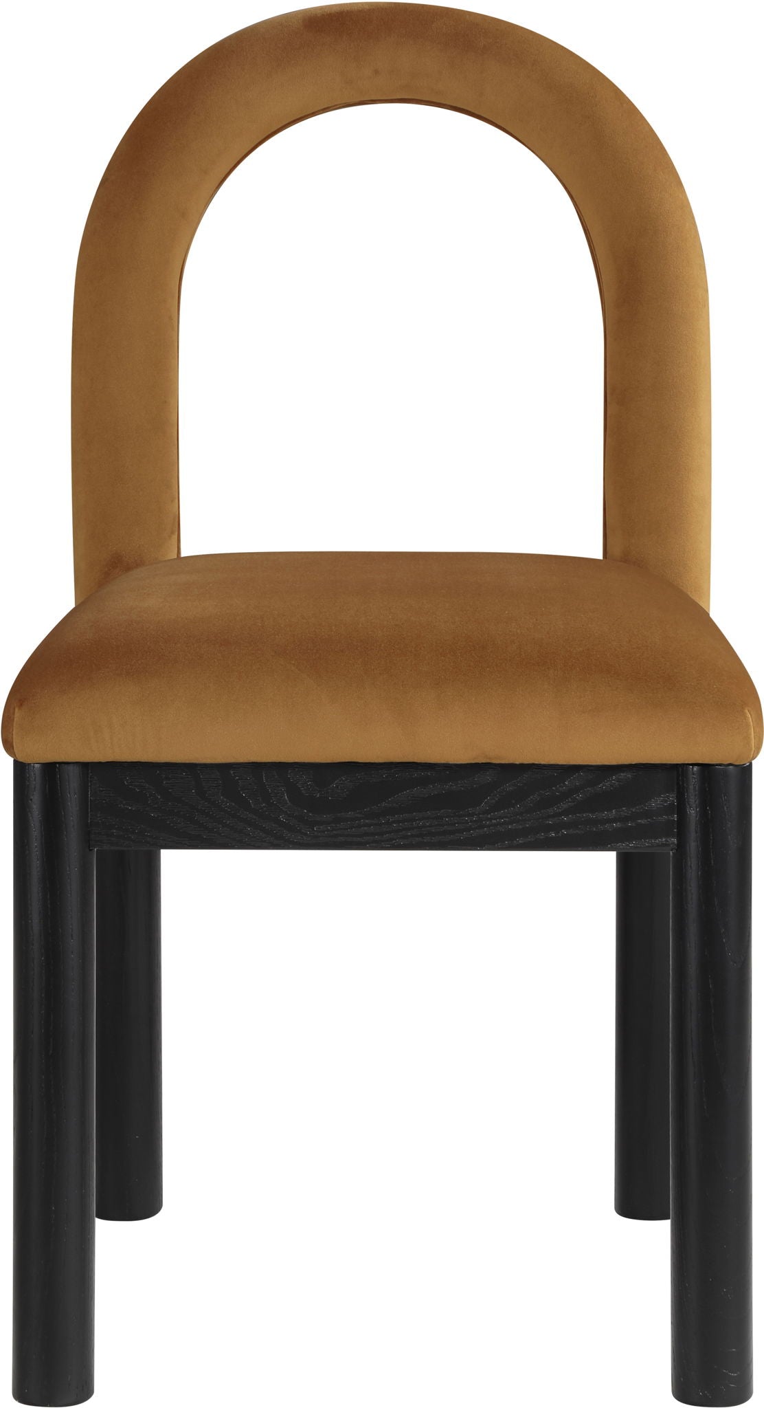 Conrad - Velvet Dining Chair With Black Legs - Urban Living Furniture (Los Angeles, CA)