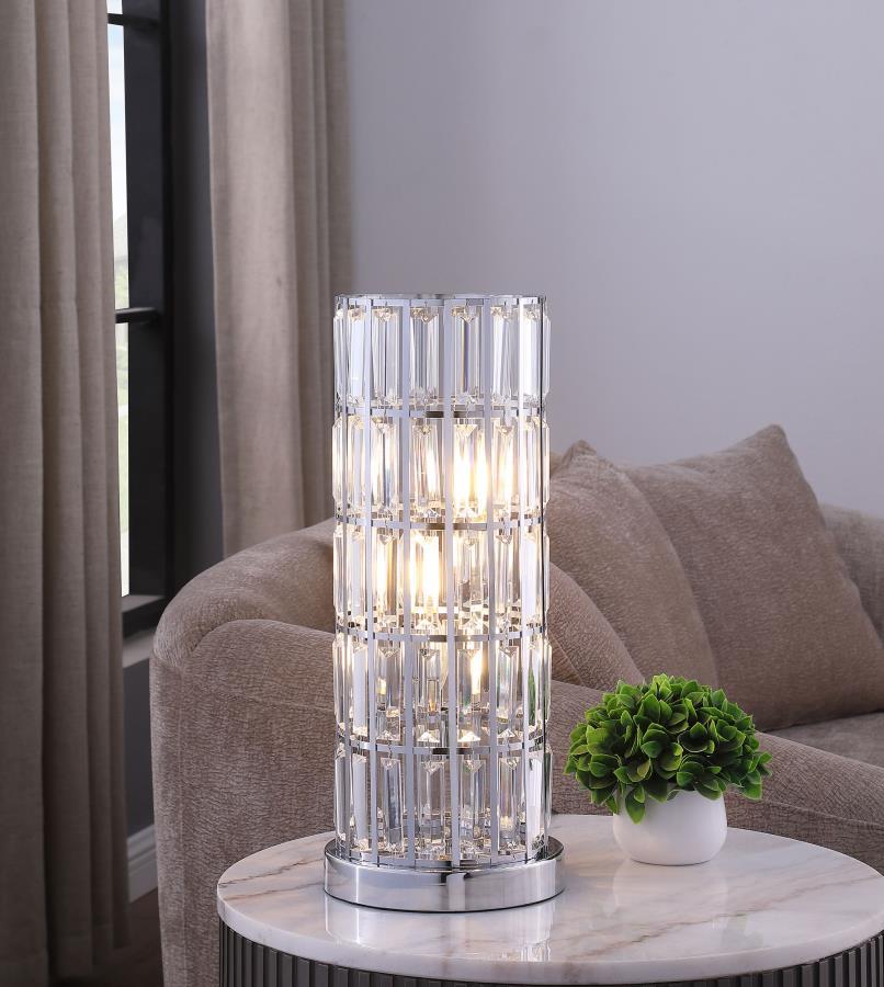 Wanda - Crystal Shade Bedside Table Lamp - Urban Living Furniture (Los Angeles, CA)