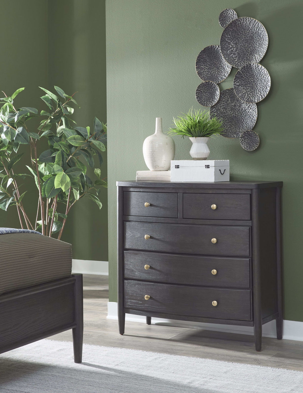 Rockport - Five Drawer Small Chest - Yin