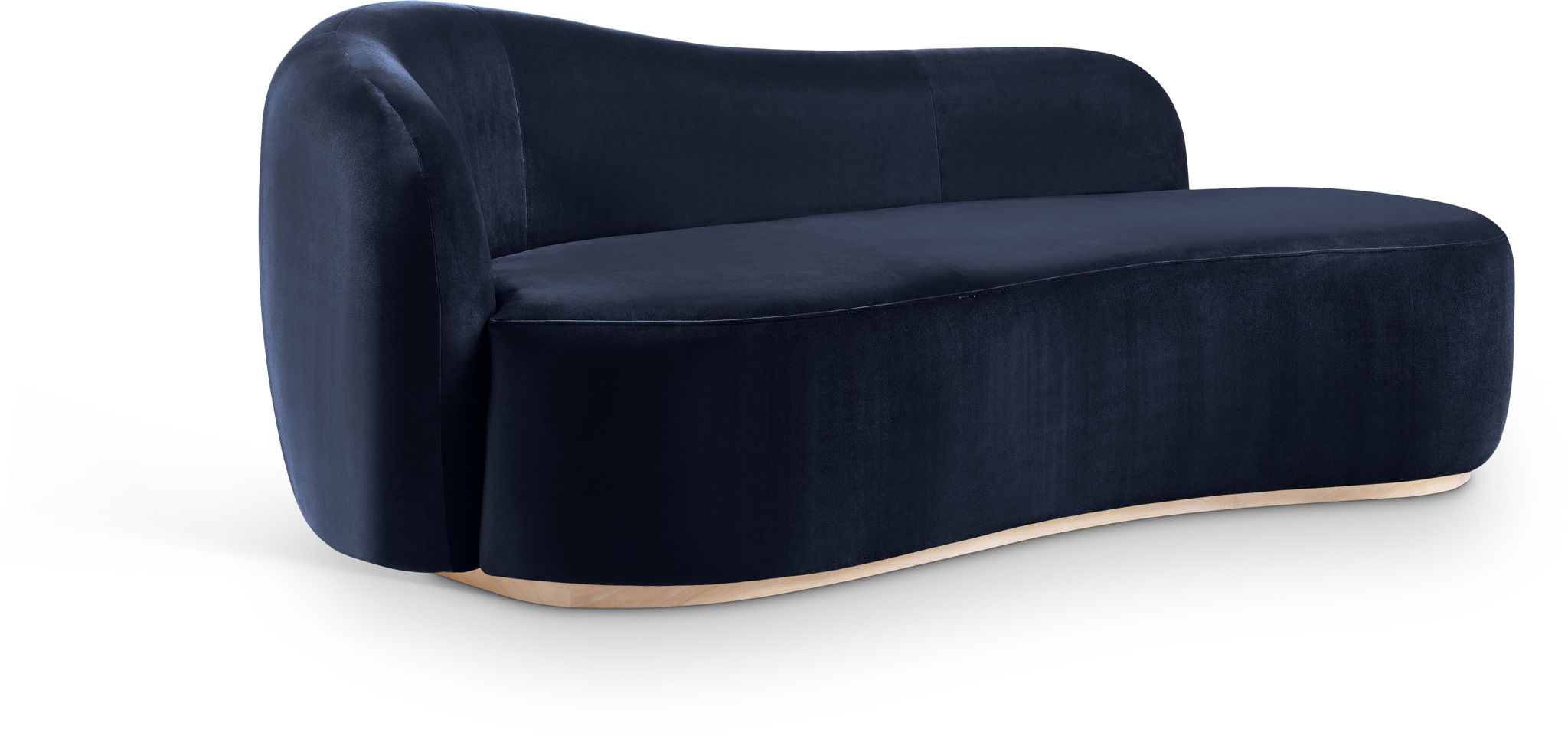 Gustavo - Velvet Upholstered Chaise - Urban Living Furniture (Los Angeles, CA)