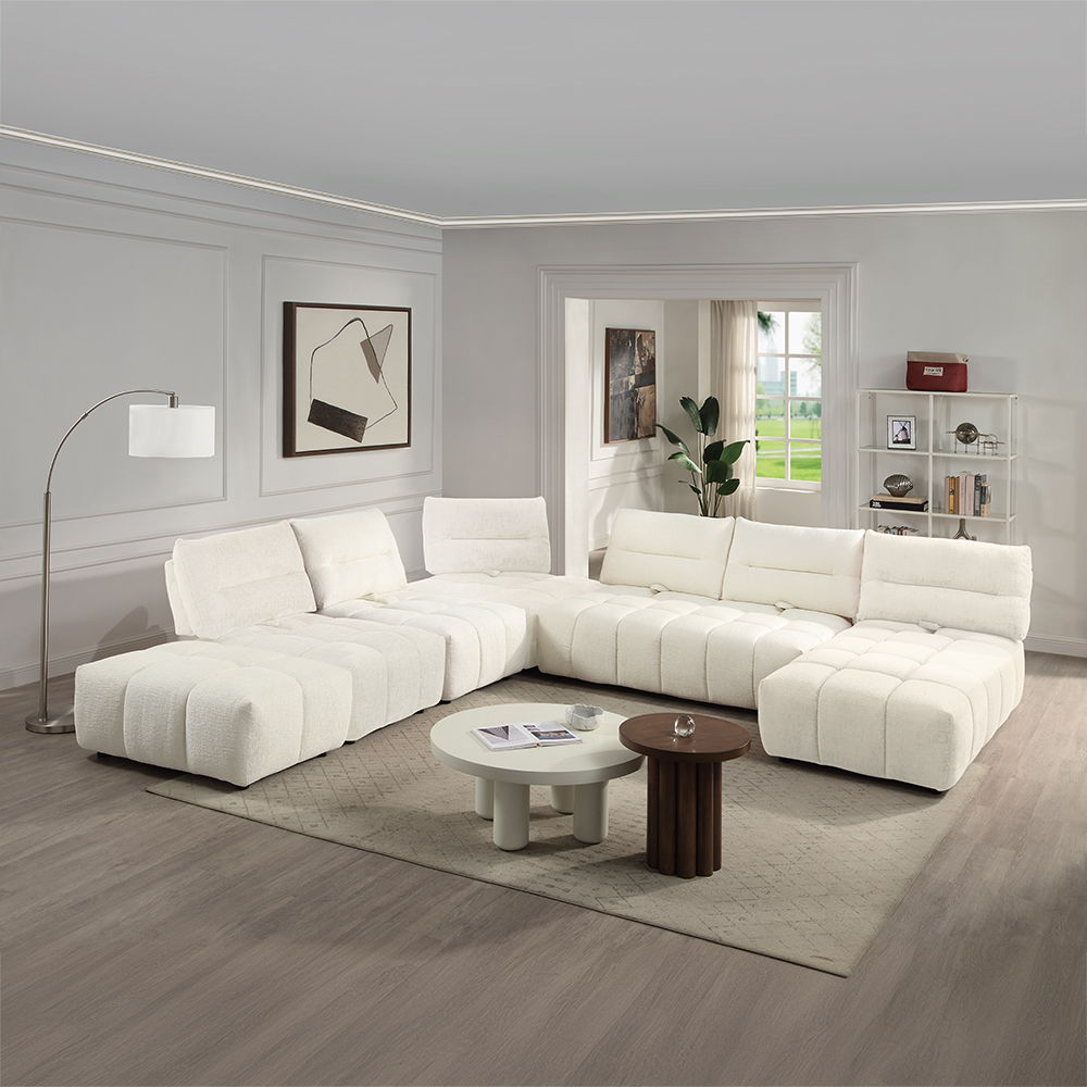 Loanna - Modular Loveseat - White - Urban Living Furniture (Los Angeles, CA)