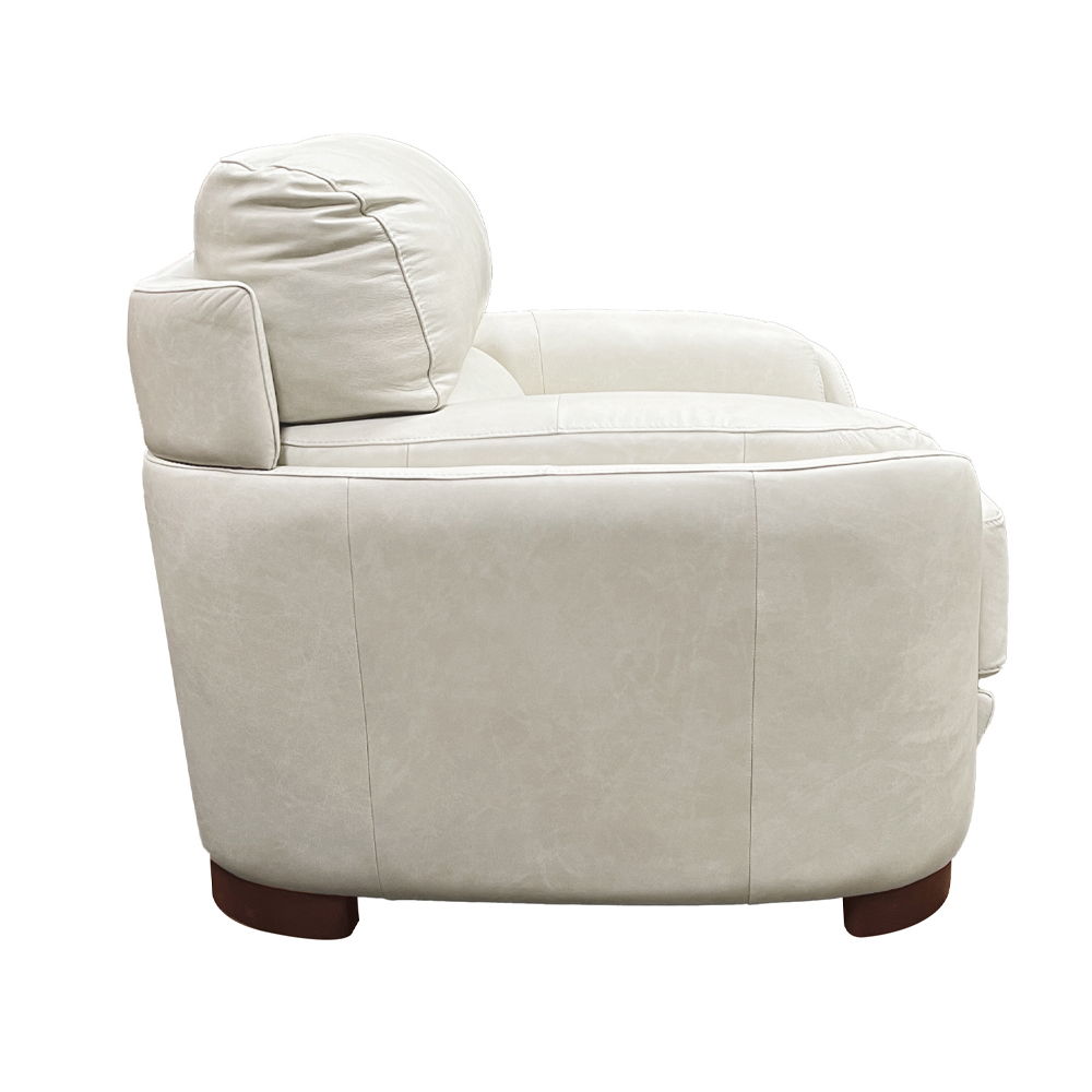 Edrice - Chair - Ivory Top Grain Leather - Urban Living Furniture (Los Angeles, CA)