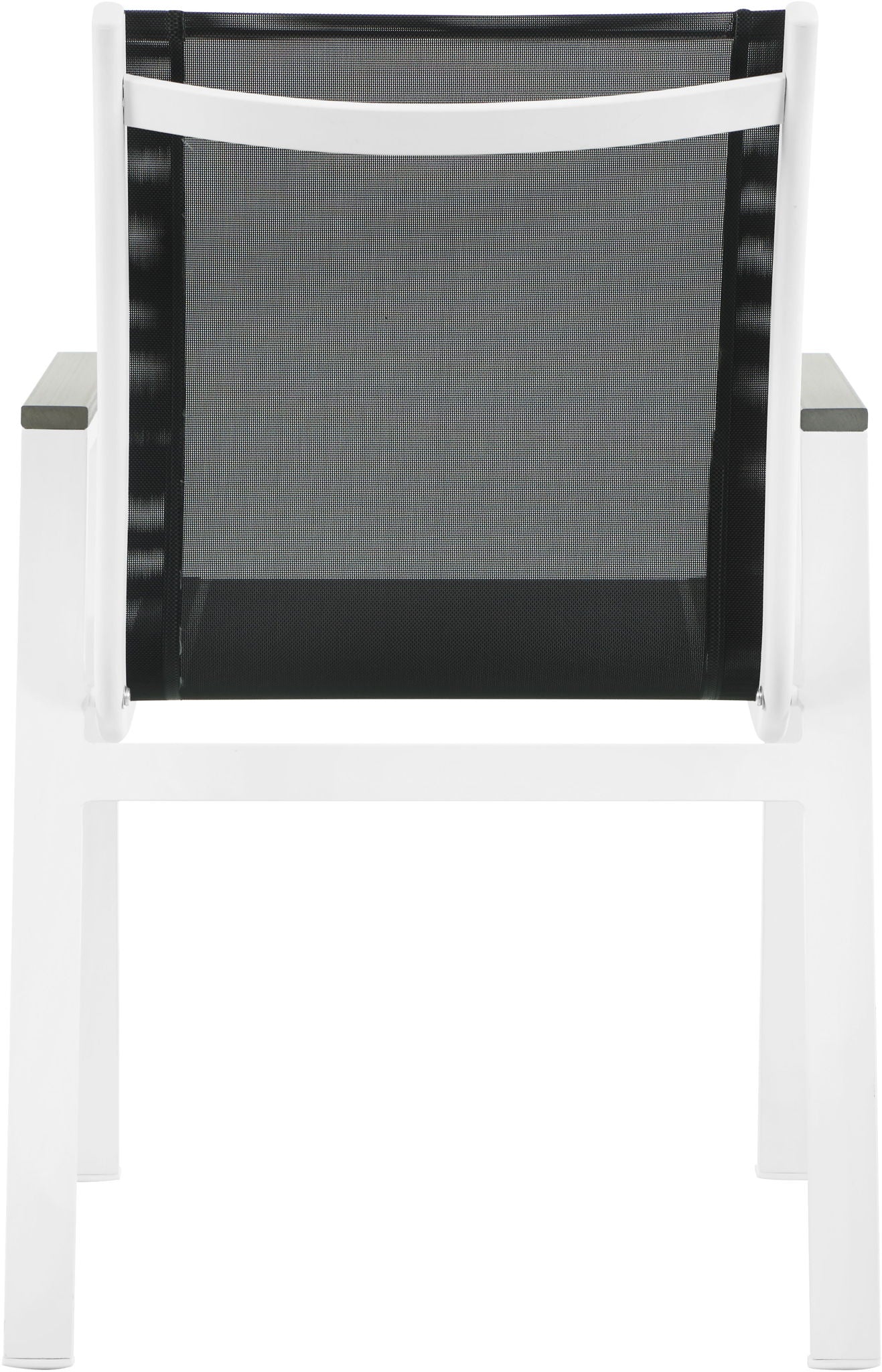 Nizuc - Outdoor Patio Dining Arm Chair With White Frame And Gray Arms (Set of 2) - Urban Living Furniture (Los Angeles, CA)