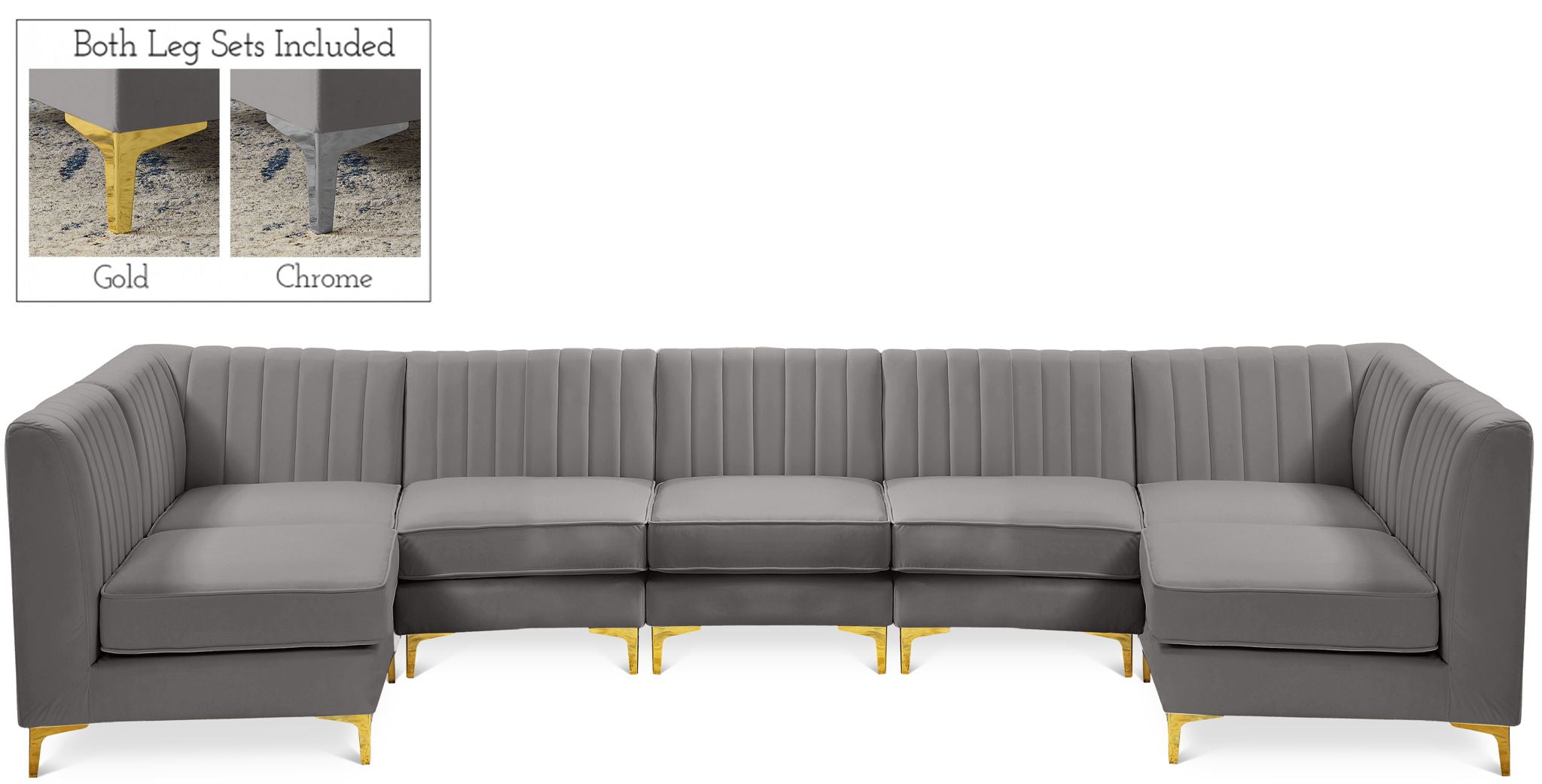 Alina - 7 Piece Modular Sectional - Urban Living Furniture (Los Angeles, CA)