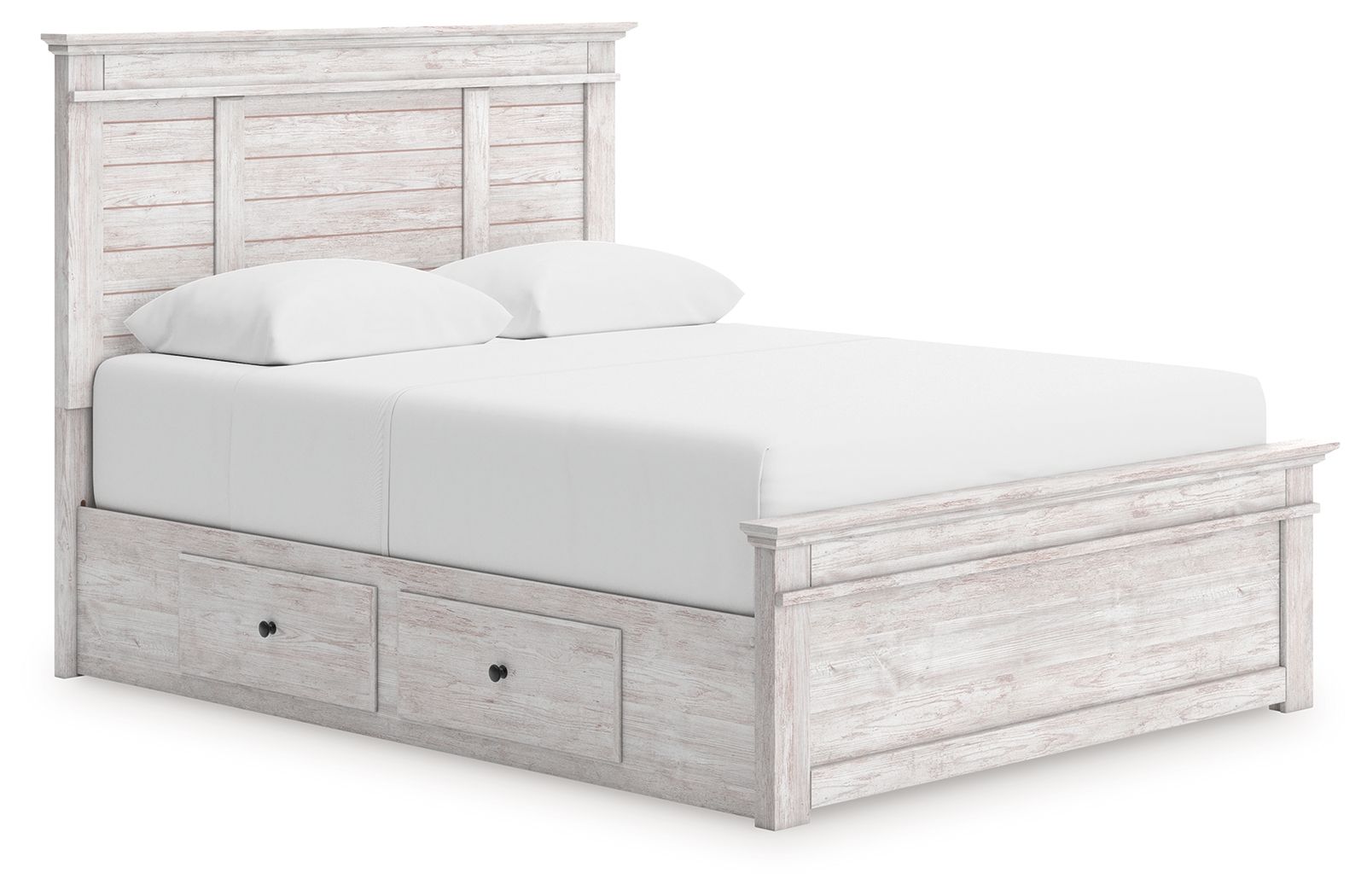 Makidern - Panel Storage Bed With Under Bed Storage Unit - Urban Living Furniture (Los Angeles, CA)