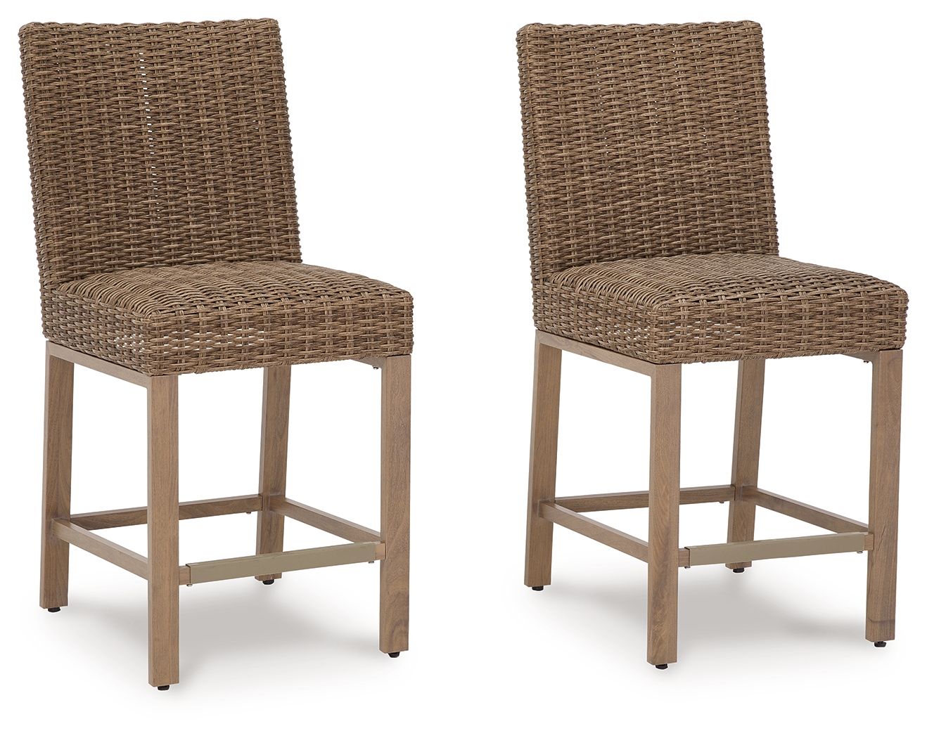Walton Bridge - Driftwood - Barstool (Set of 2) - Urban Living Furniture (Los Angeles, CA)