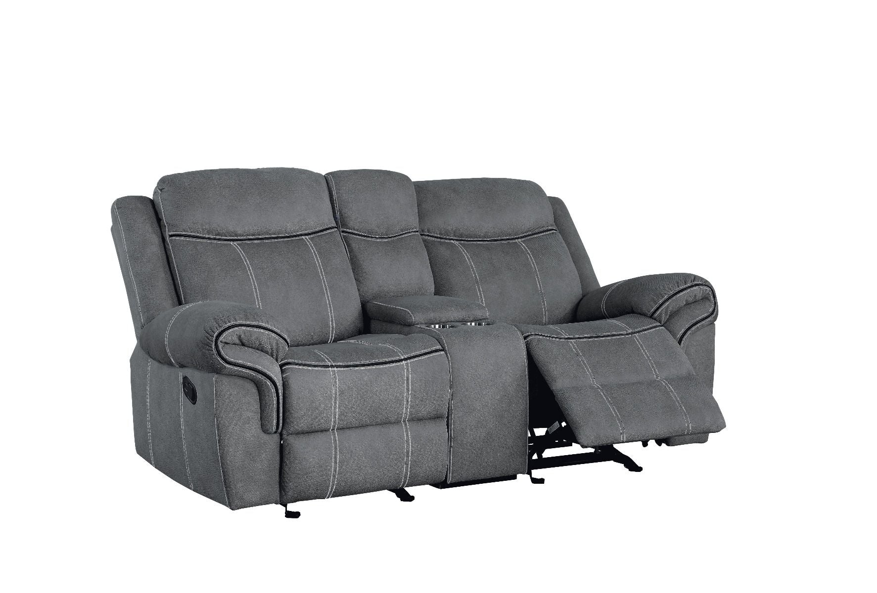 Zubaida - Loveseat w/USB Dock & Console (Glider & Motion) - Urban Living Furniture (Los Angeles, CA)