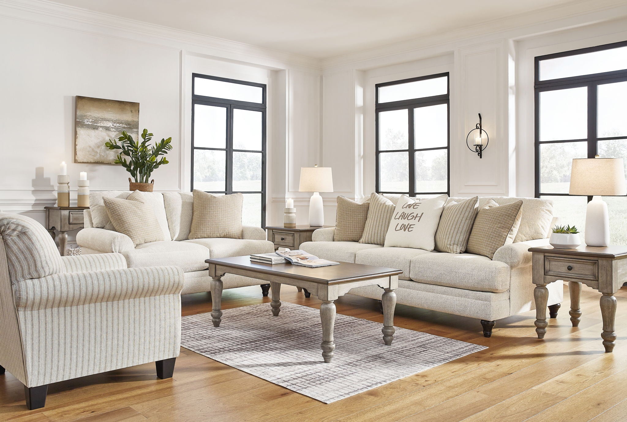Valerani - Sandstone - Sofa, Loveseat, Accent Chair - Urban Living Furniture (Los Angeles, CA)