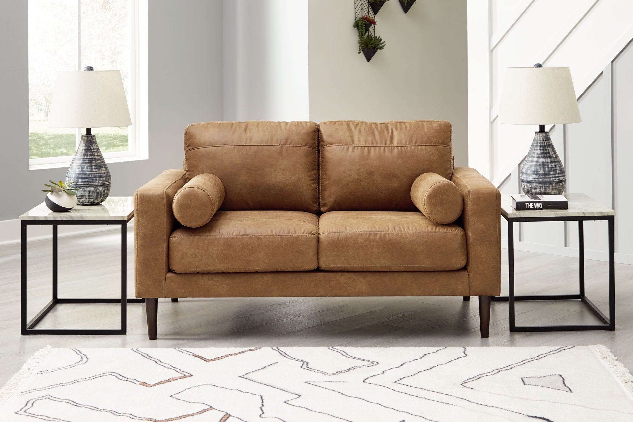 Telora - Caramel - Loveseat - Urban Living Furniture (Los Angeles, CA)