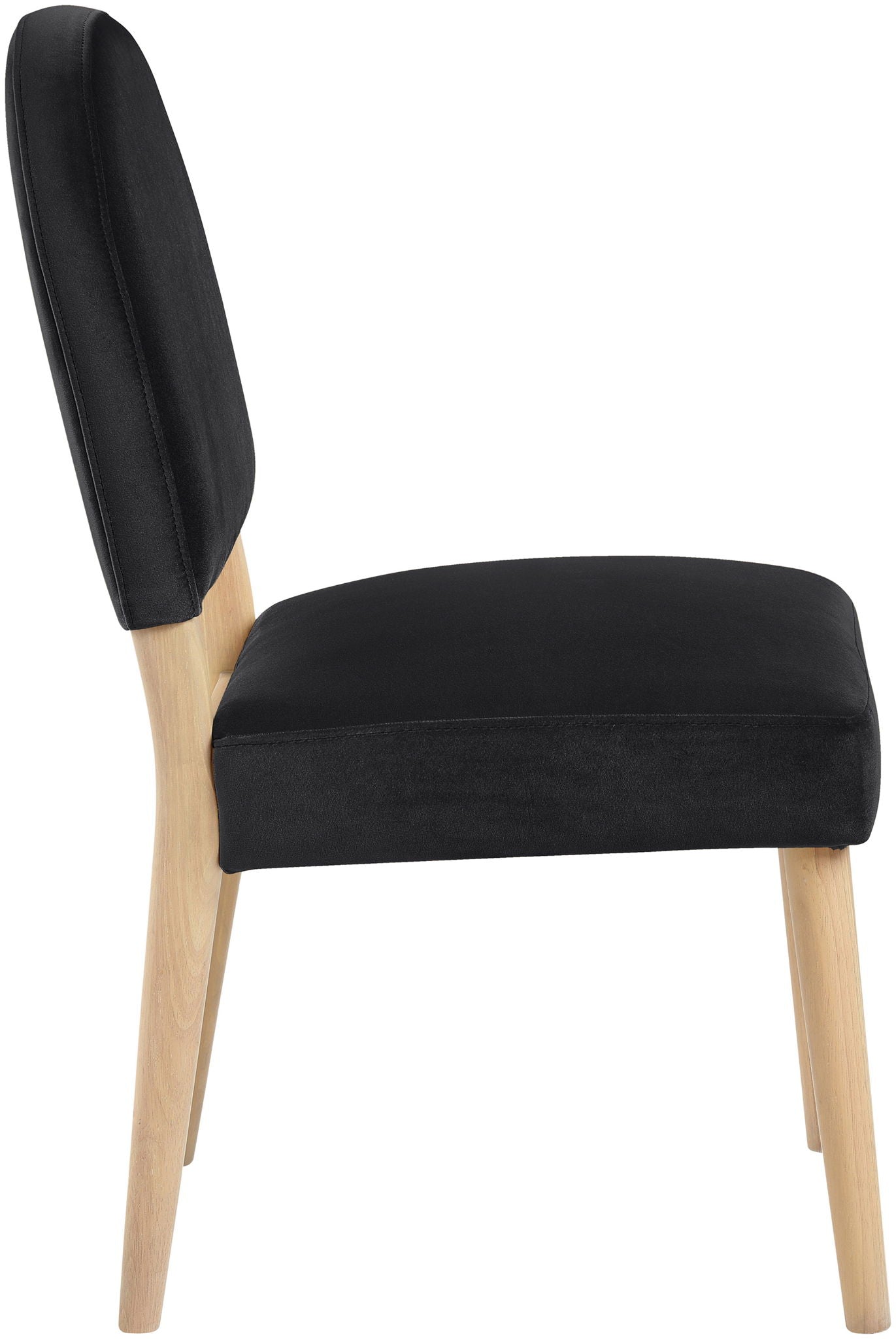 Varinelle - Velvet Dining Chair (Set of 2) - Natural Frame - Urban Living Furniture (Los Angeles, CA)
