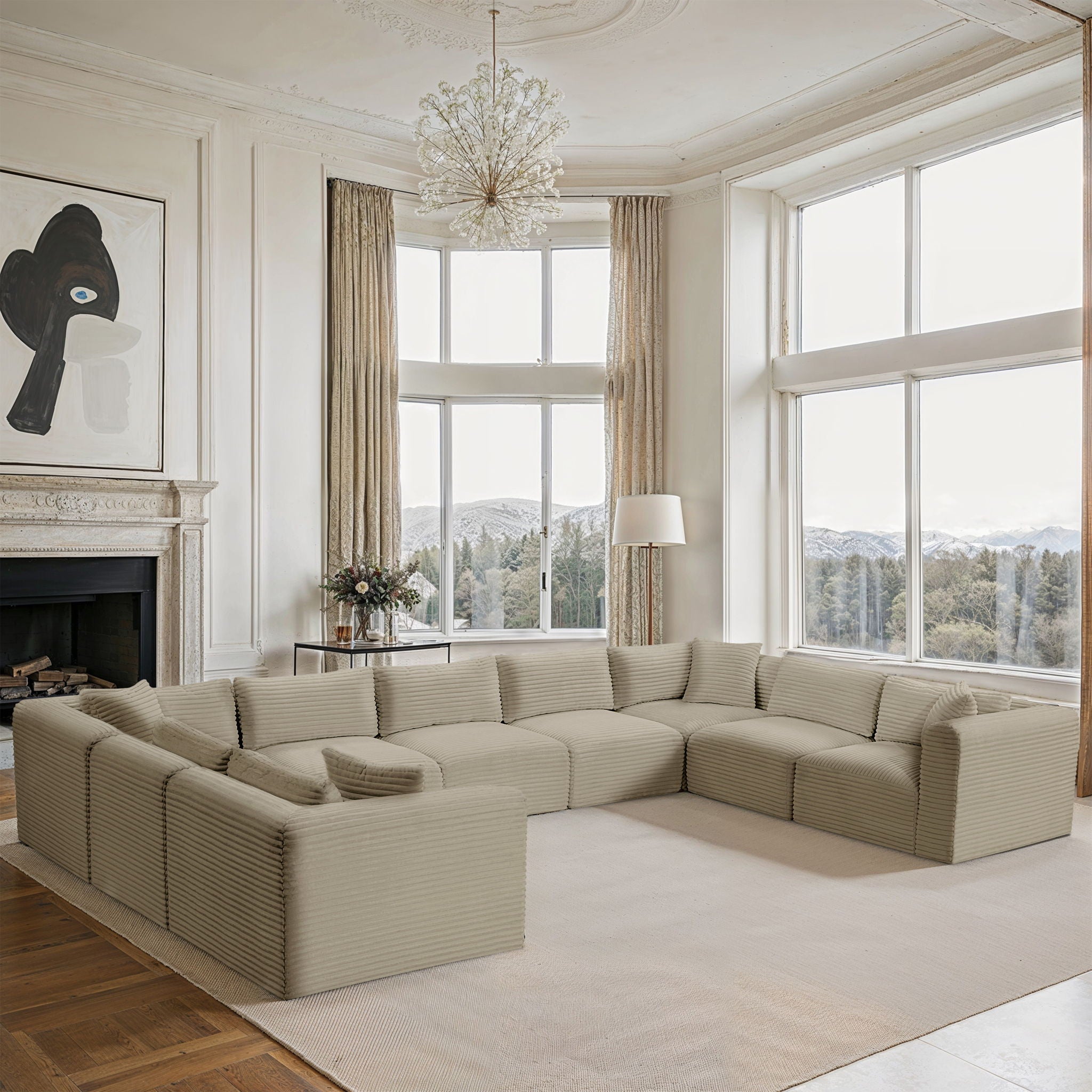 Shaggy - 9 Piece Modular U-Shaped Sectional - Urban Living Furniture (Los Angeles, CA)