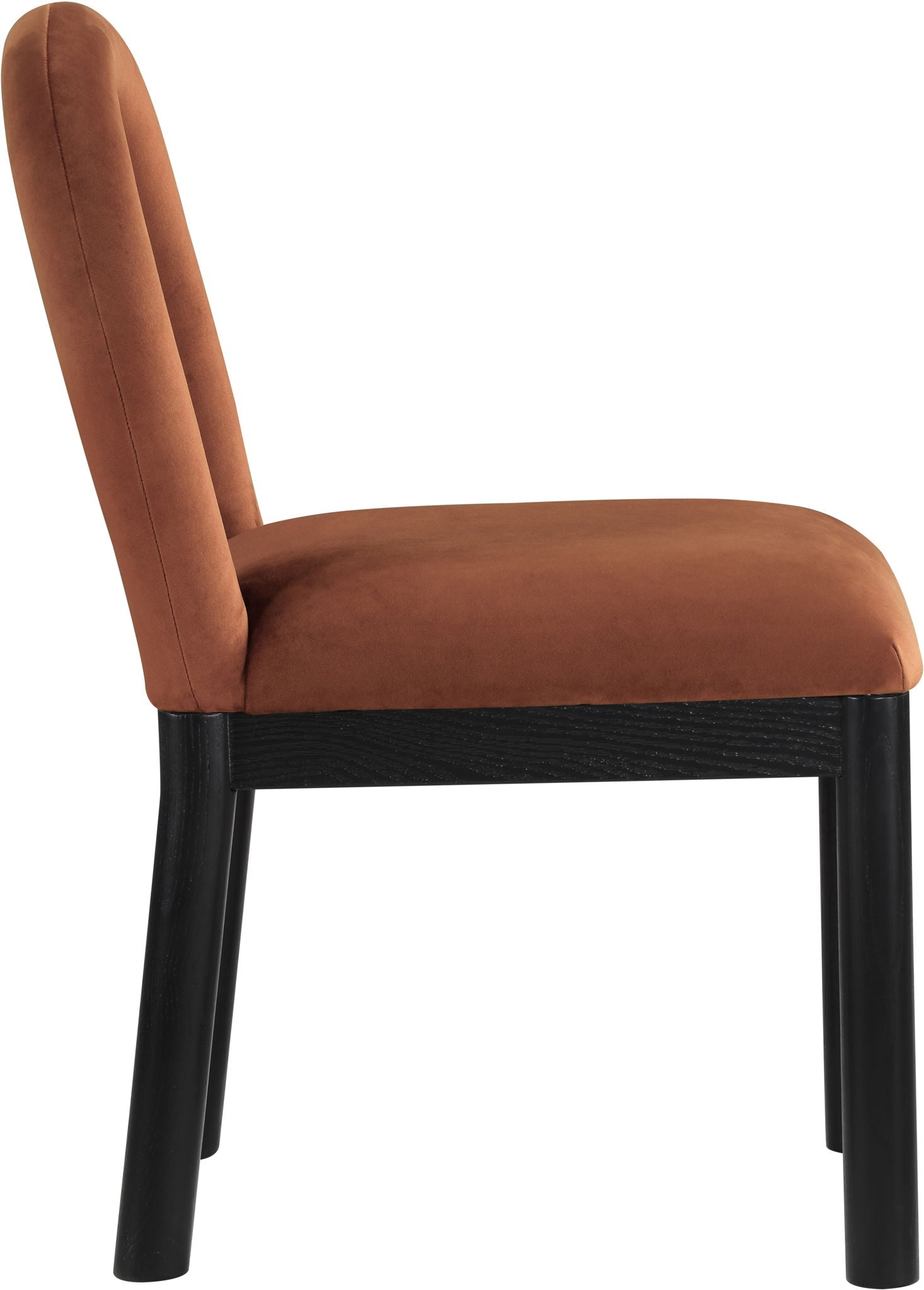 Conrad - Velvet Dining Chair With Black Legs - Urban Living Furniture (Los Angeles, CA)