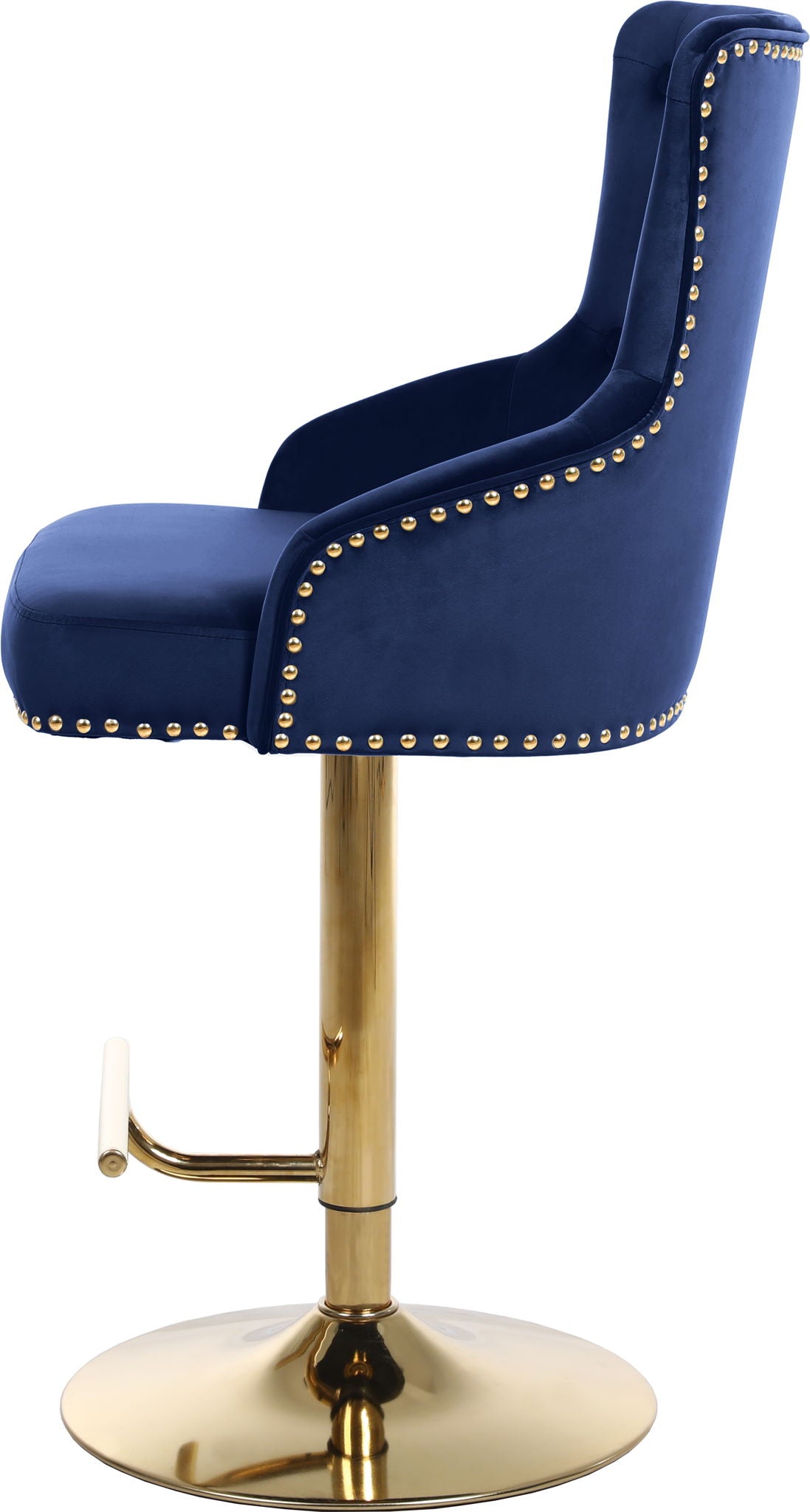 Claude - Adjustable Stool Gold Swivel with Gold Base - Urban Living Furniture (Los Angeles, CA)