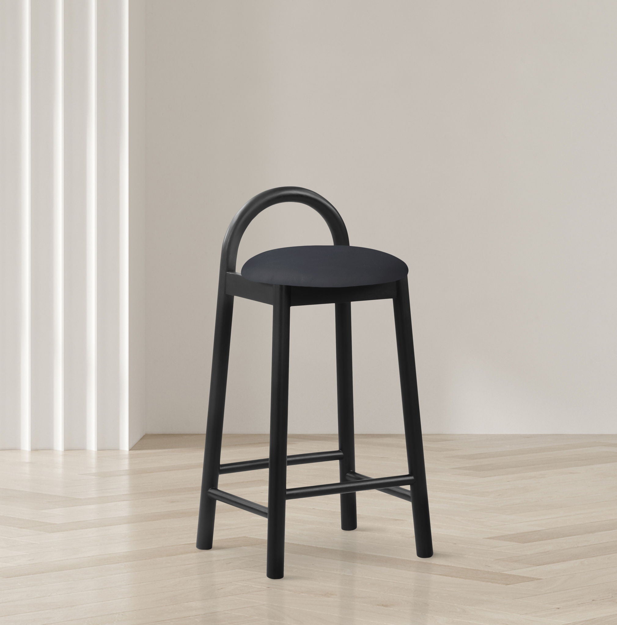 Calvin - Stool - Black Legs - Urban Living Furniture (Los Angeles, CA)