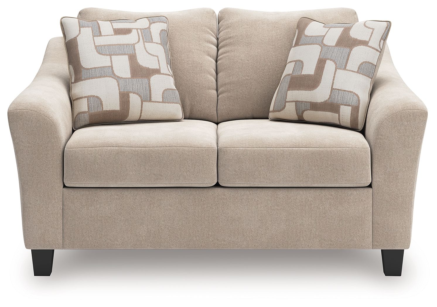 Willarae - Loveseat - Taupe
